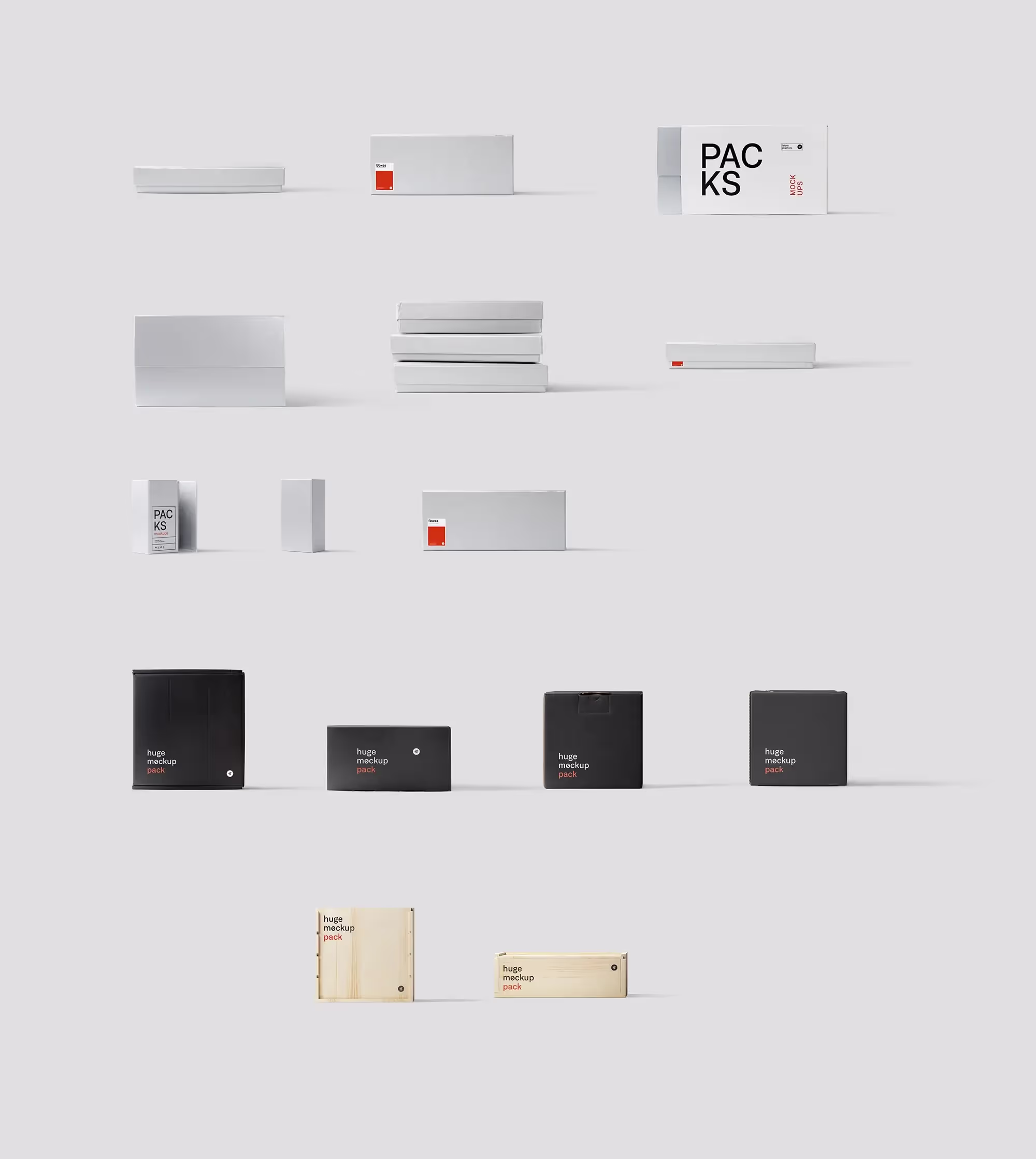 Painted Box Mockups | Full Resolution File
