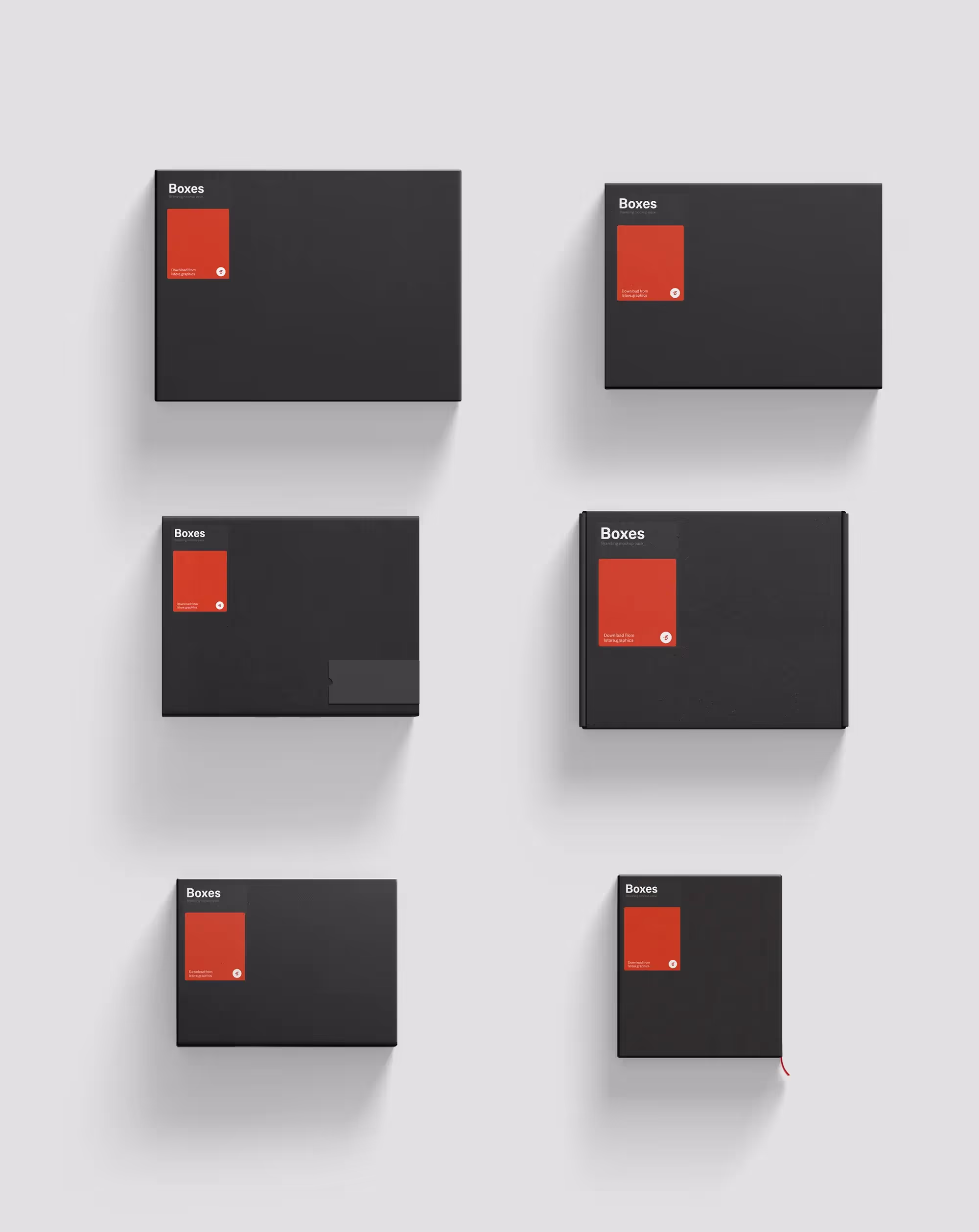 Painted Box Mockups | Full Resolution File