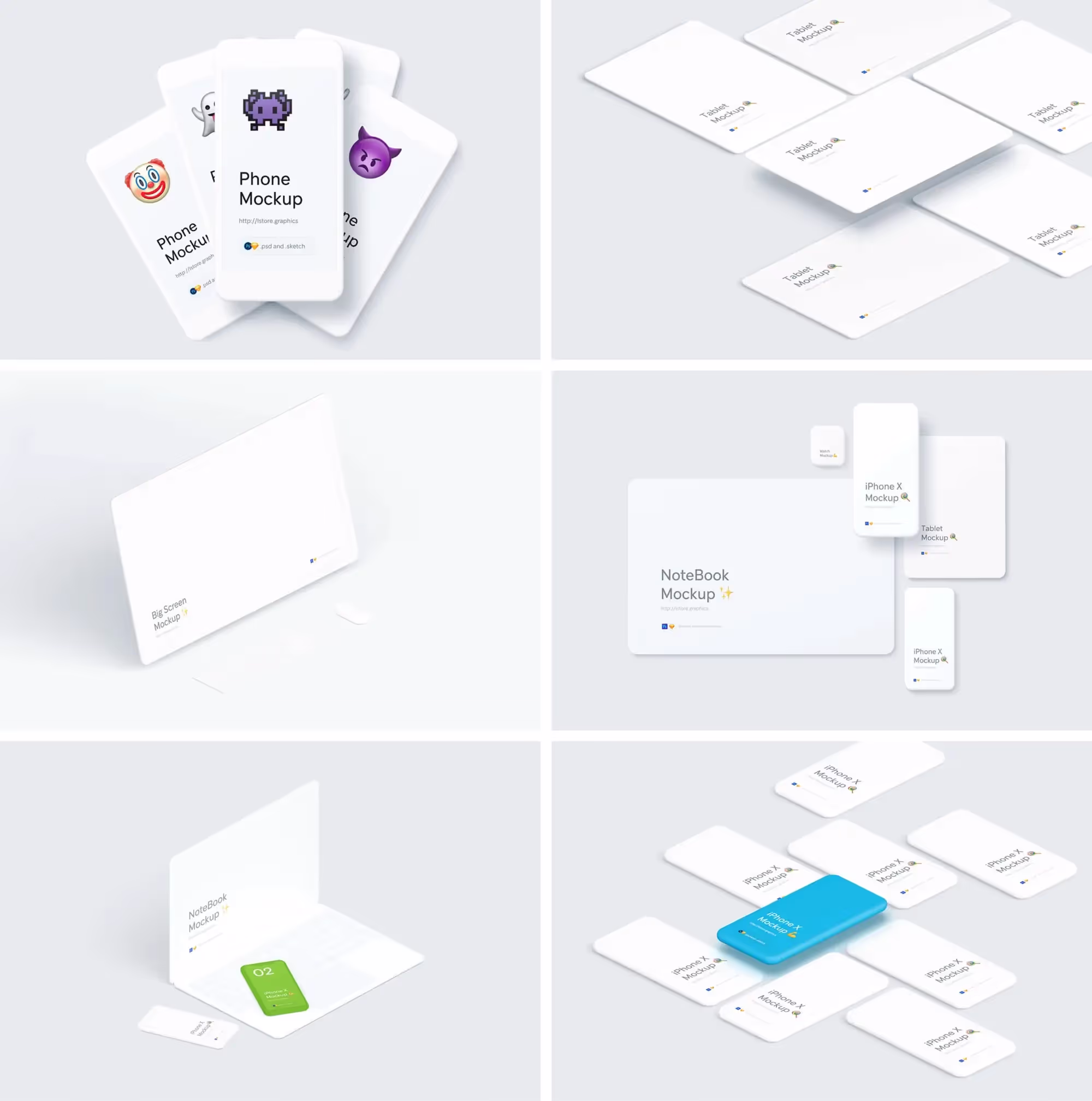 Simple Mockups | Best Seller Template