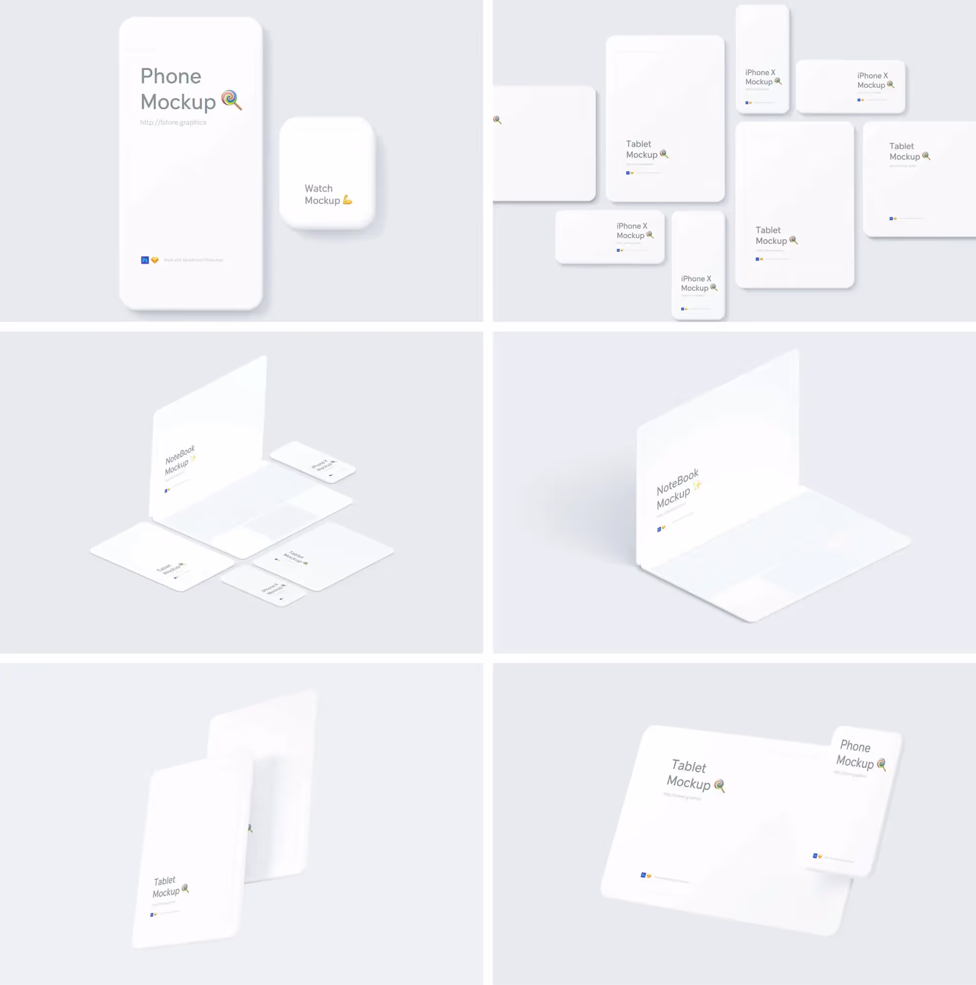 Simple Mockups | Best Seller Template