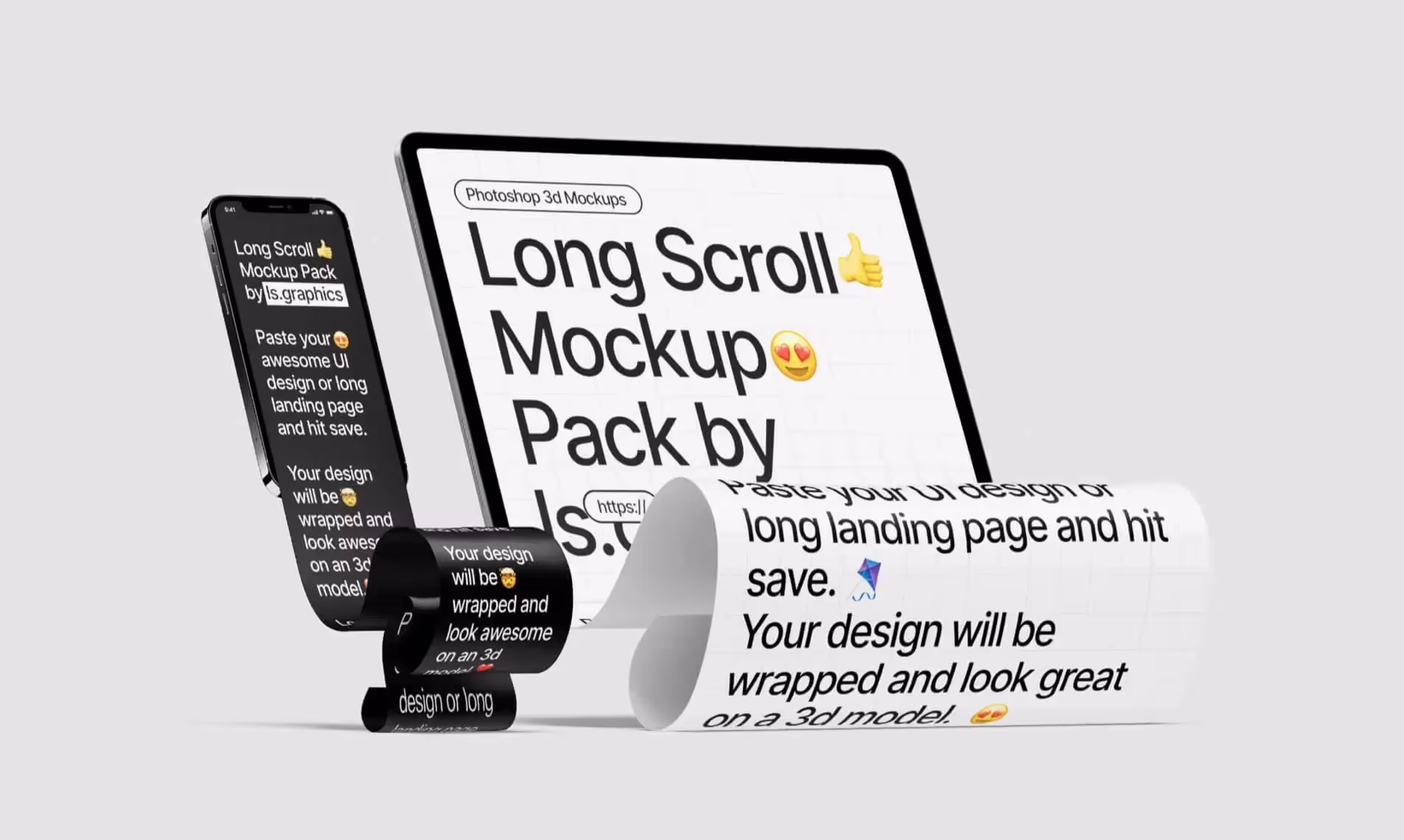 Long Scroll Mockups | Top Selling Mockup