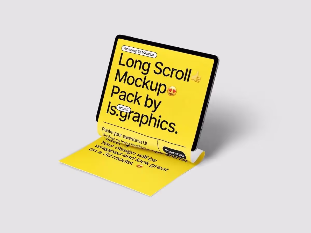 Long Scroll Mockups | Pro Designer Pack