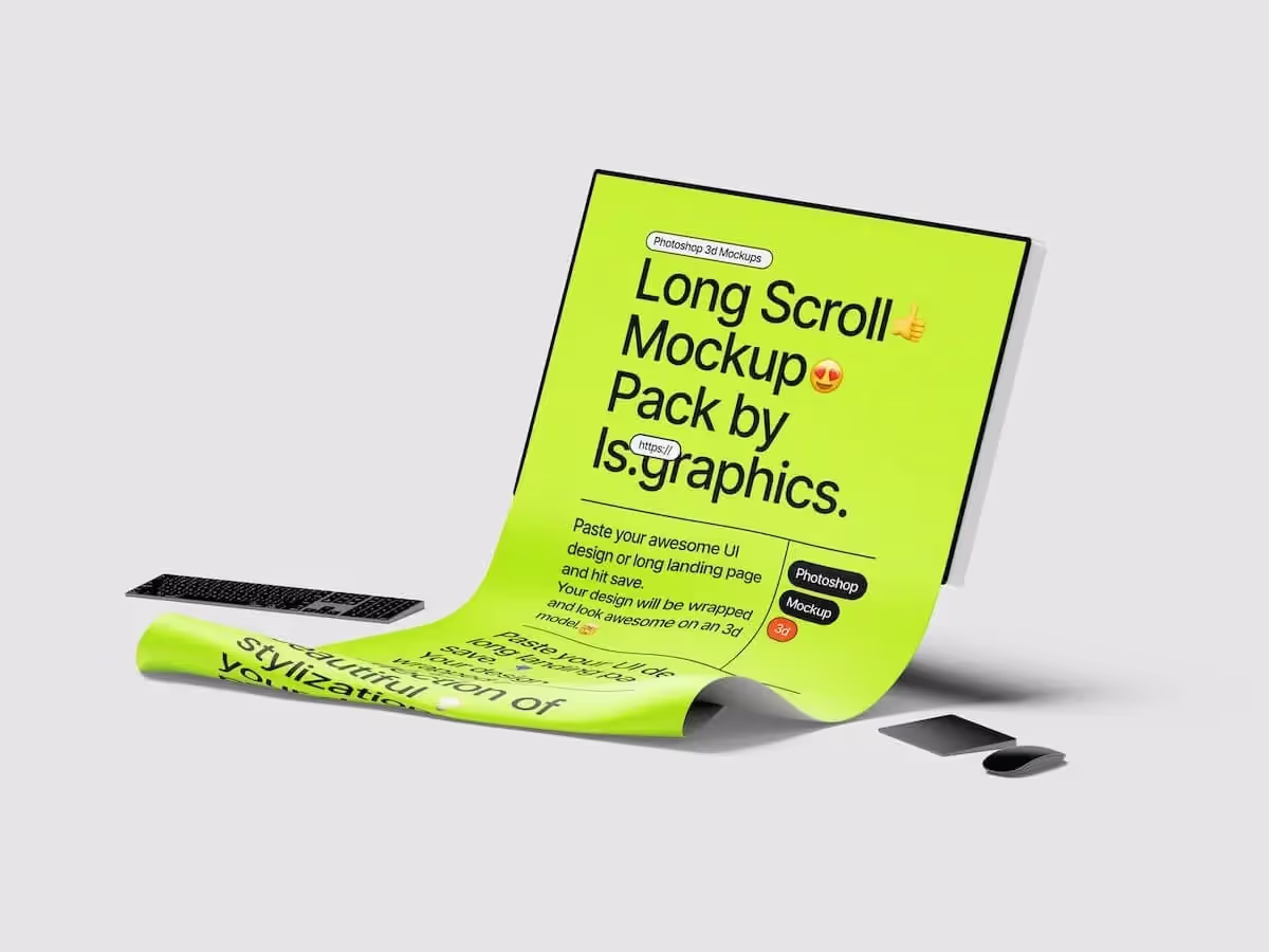 Long Scroll Mockups | Full Resolution File
