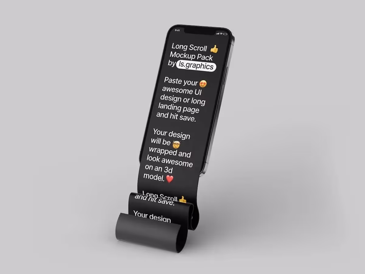 Long Scroll Mockups | Top Selling Mockup