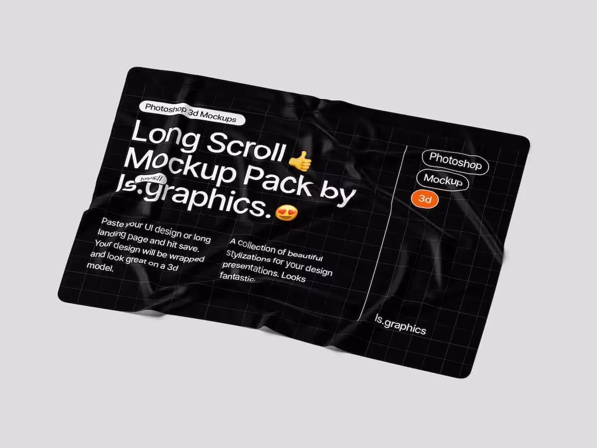 Long Scroll Mockups | Professional Template