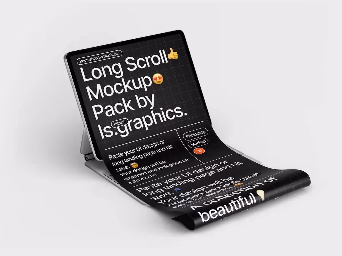 Long Scroll Mockups | Pro Design Resource