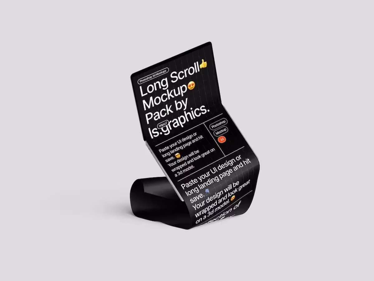 Long Scroll Mockups | Best Commercial Version