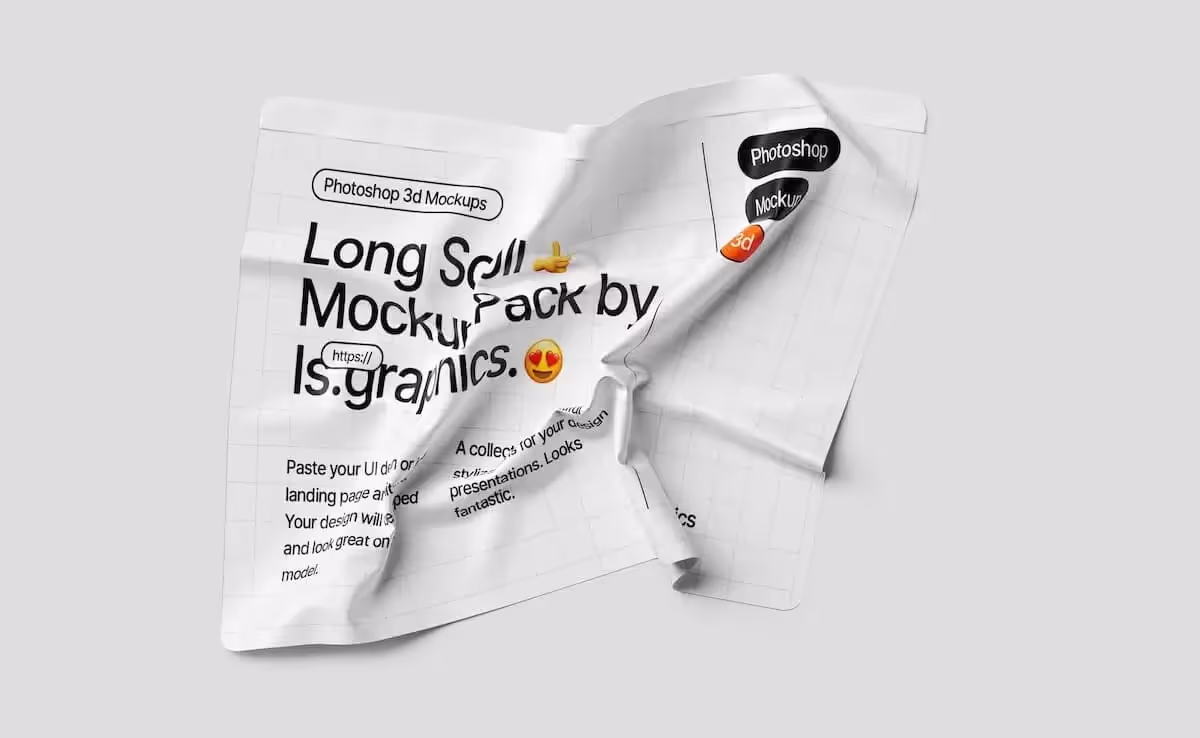 Long Scroll Mockups | Available on ls.graphics