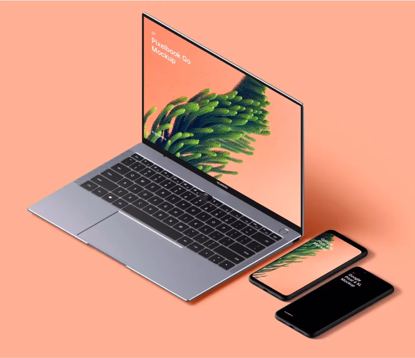 Isometric Mockup Scene Creator | Full Resolution File