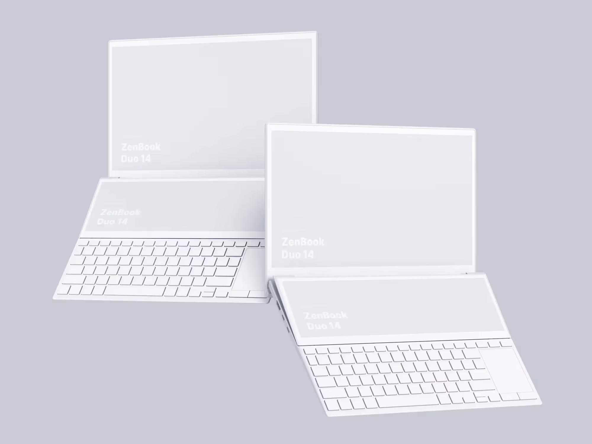 Zenbook Duo 14 Mockups | Premium Download Ready