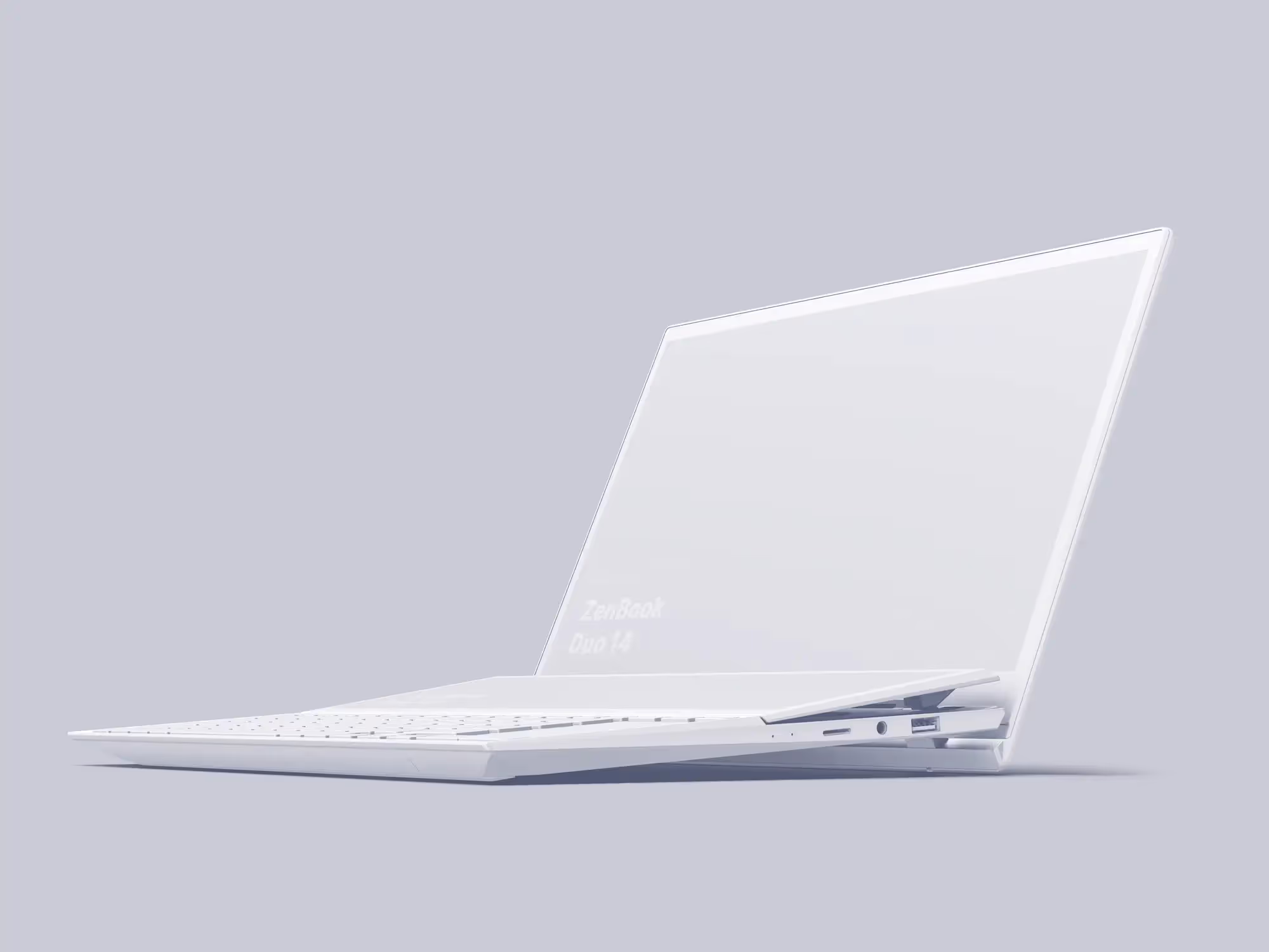 Zenbook Duo 14 Mockups | Available on ls.graphics