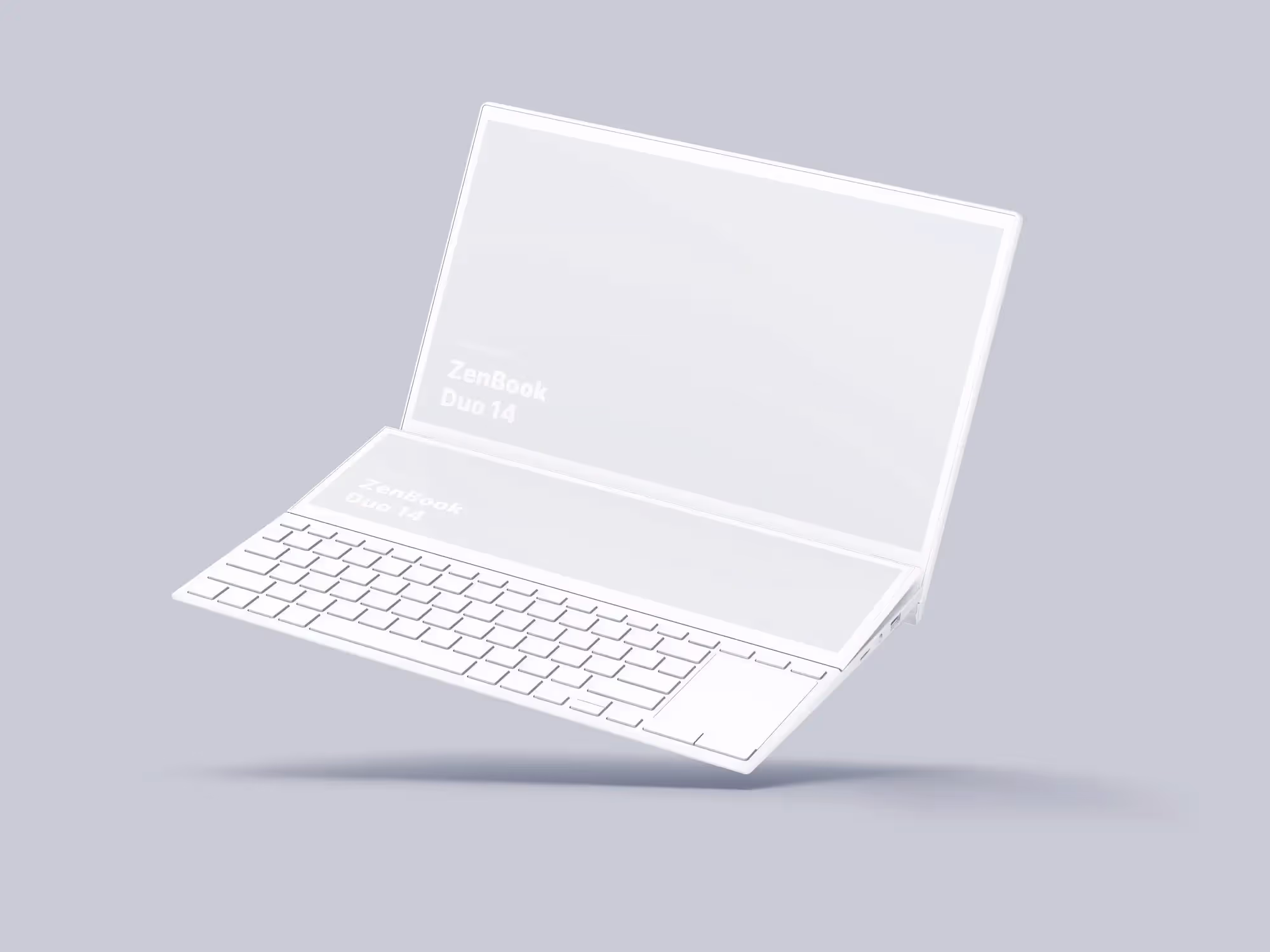 Zenbook Duo 14 Mockups | Pro Designer Pack