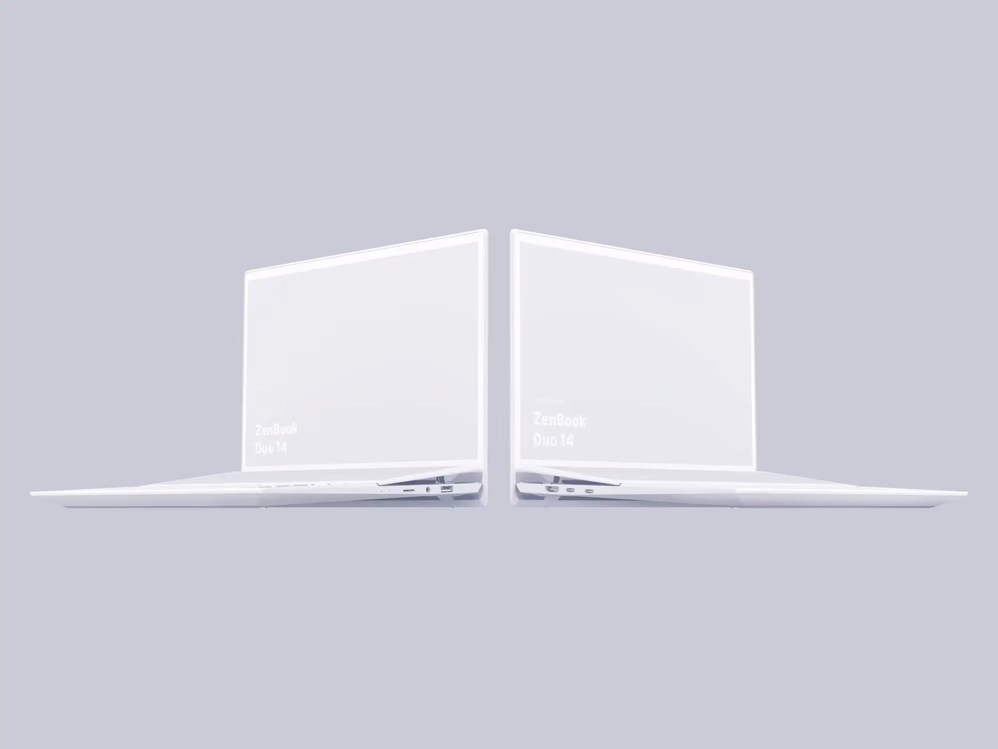 Zenbook Duo 14 Mockups | Professional Template