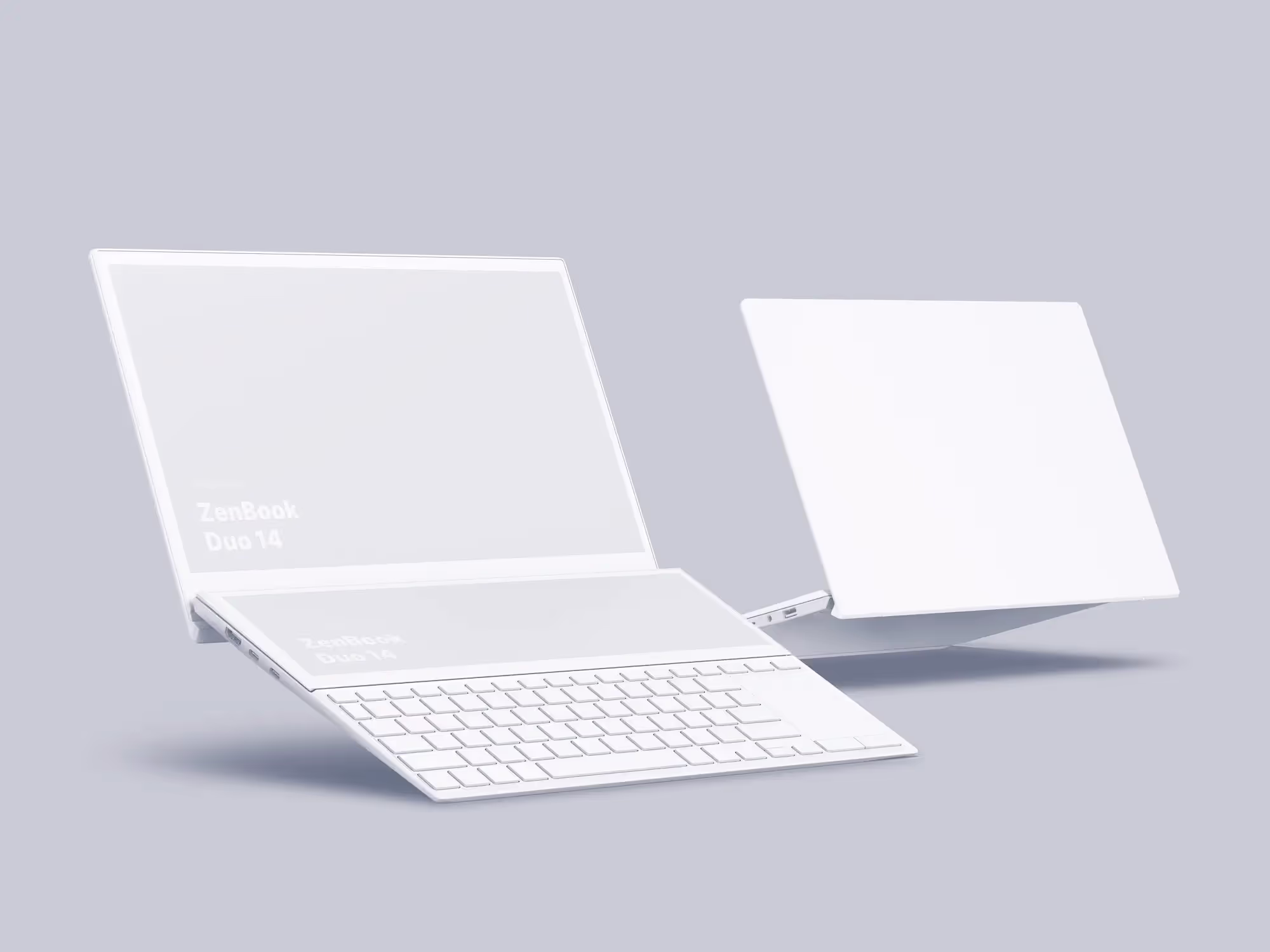 Zenbook Duo 14 Mockups | Professional Template