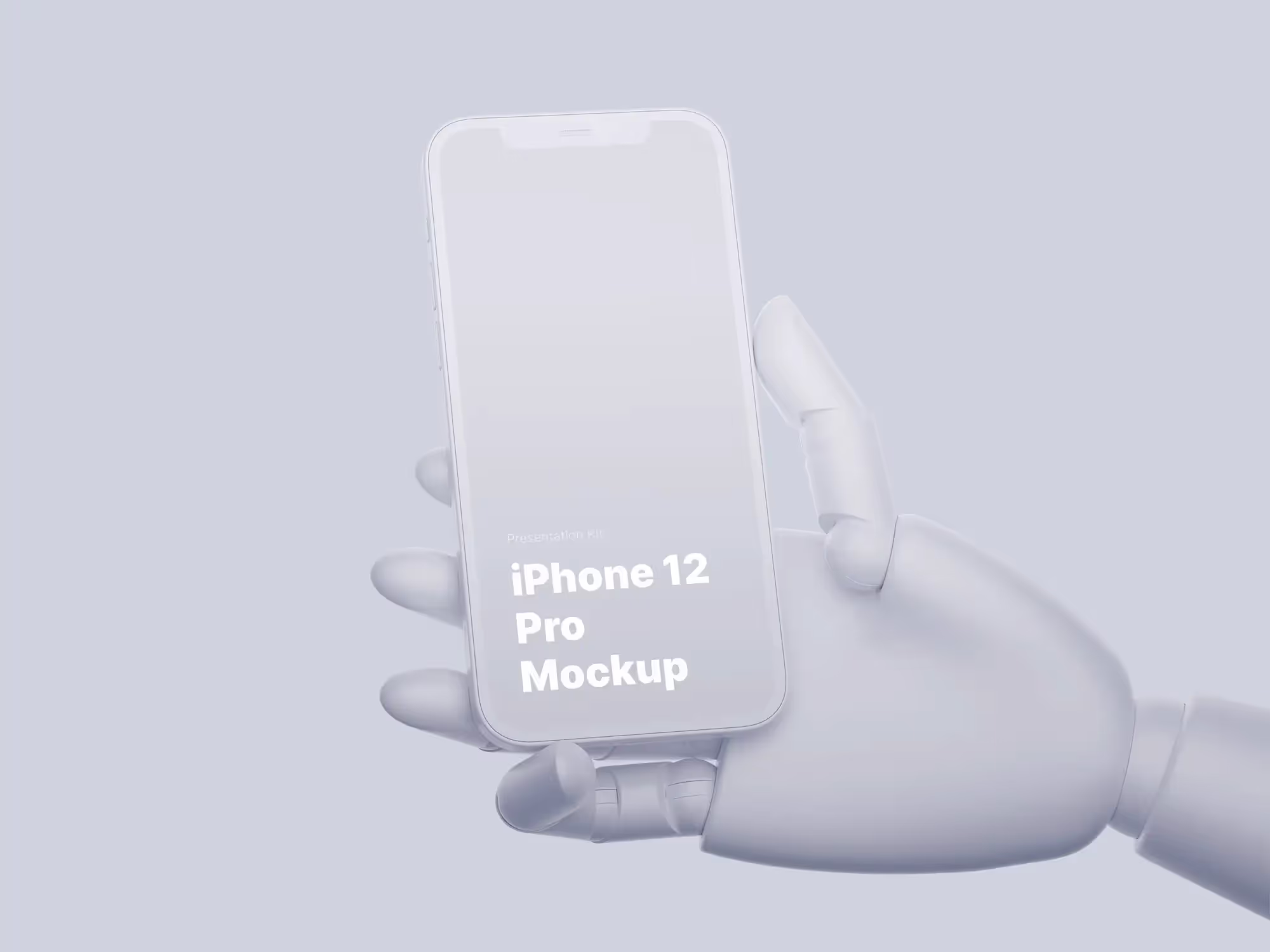 Wooden Hands iPhone 12 Pro Mockups | Best Seller Template