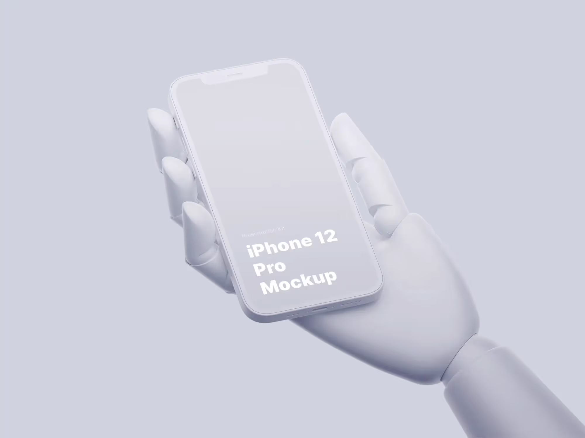 Wooden Hands iPhone 12 Pro Mockups | Best Commercial Version