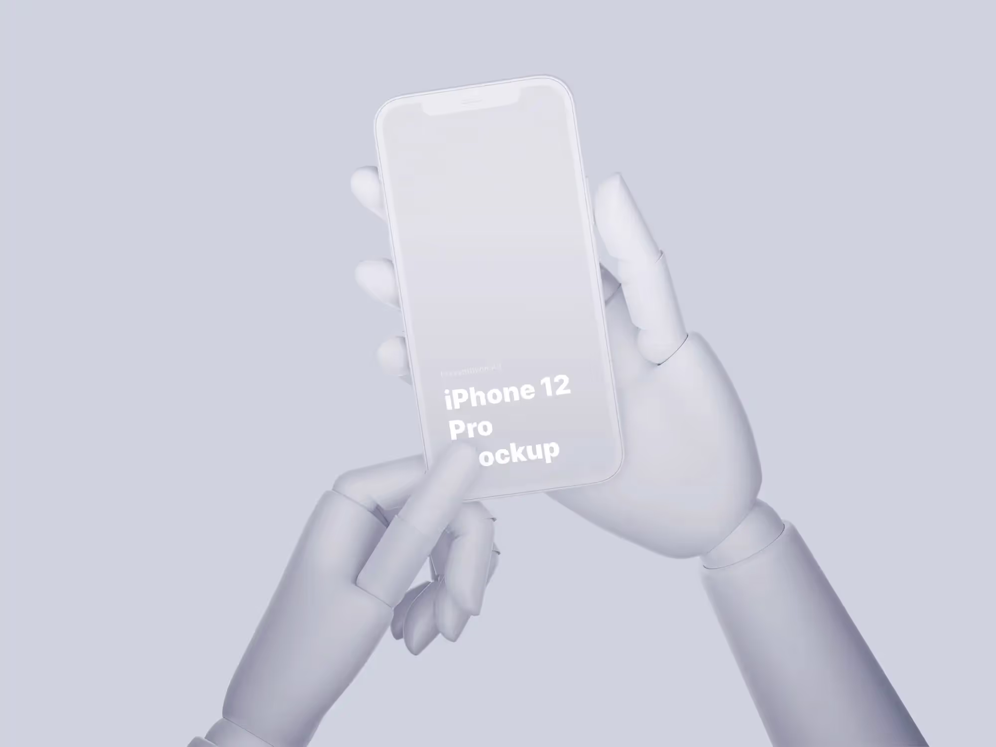 Wooden Hands iPhone 12 Pro Mockups | Download at ls.graphics