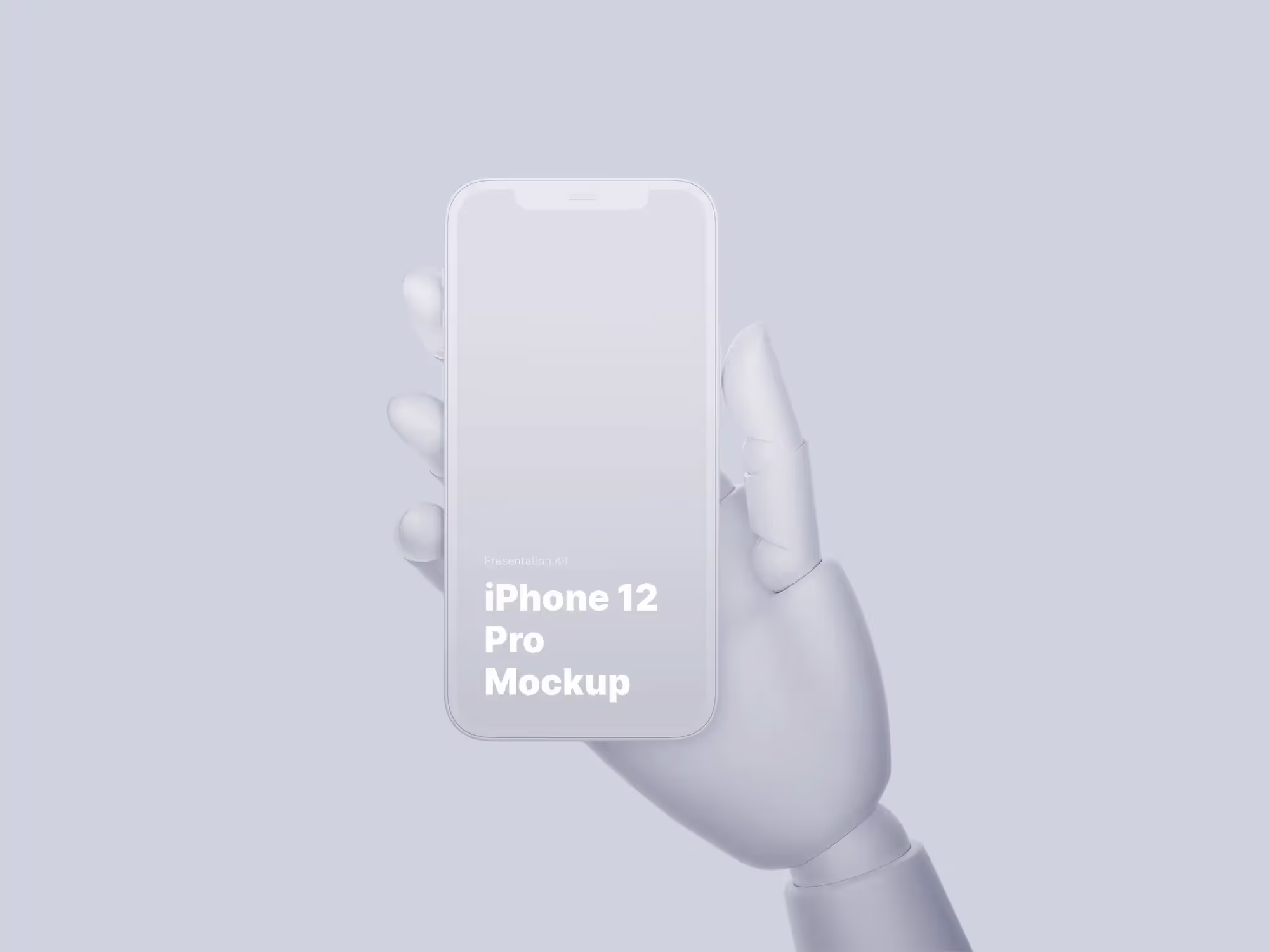 Wooden Hands iPhone 12 Pro Mockups | Best Seller Template