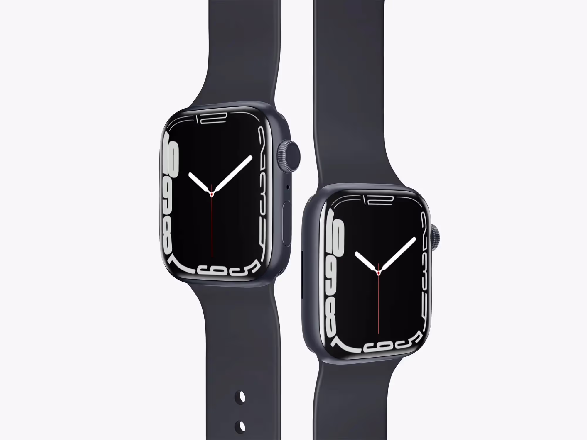 Watch Series 7 Mockups | Available on ls.graphics