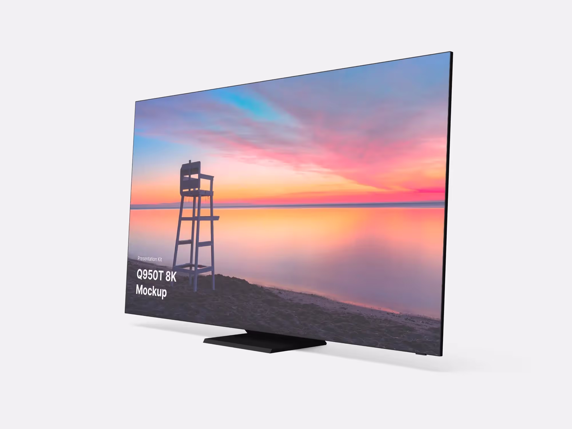 Samsung TV Mockup  (Q950T 8K) | Best Seller Template
