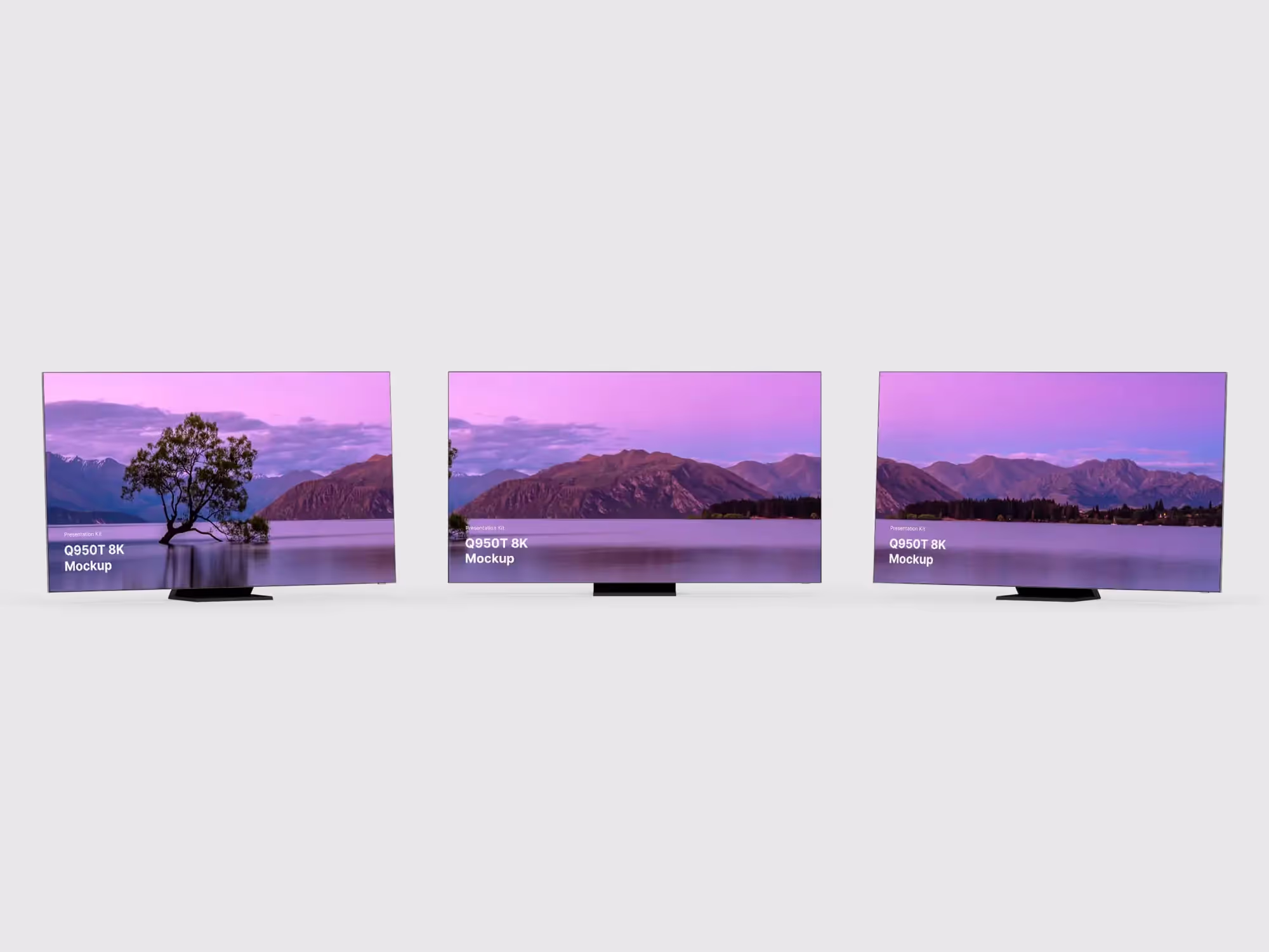 Samsung TV Mockup  (Q950T 8K) | Premium Download Ready