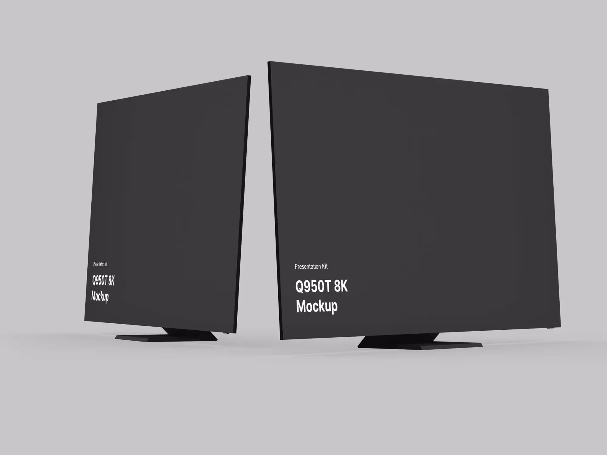Samsung TV Mockup  (Q950T 8K) | Pro Design Resource