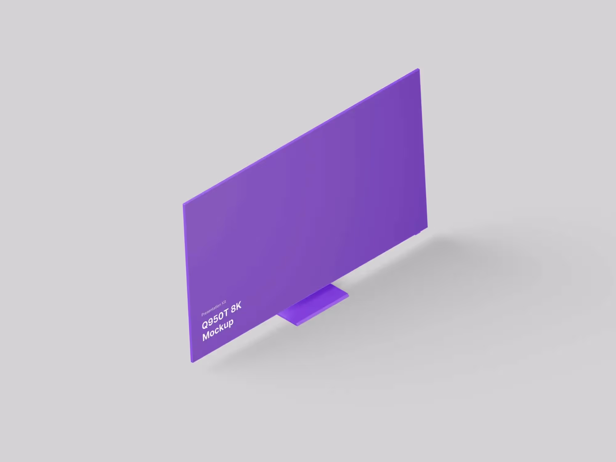 Samsung TV Mockup  (Q950T 8K) | Pro Designer Pack