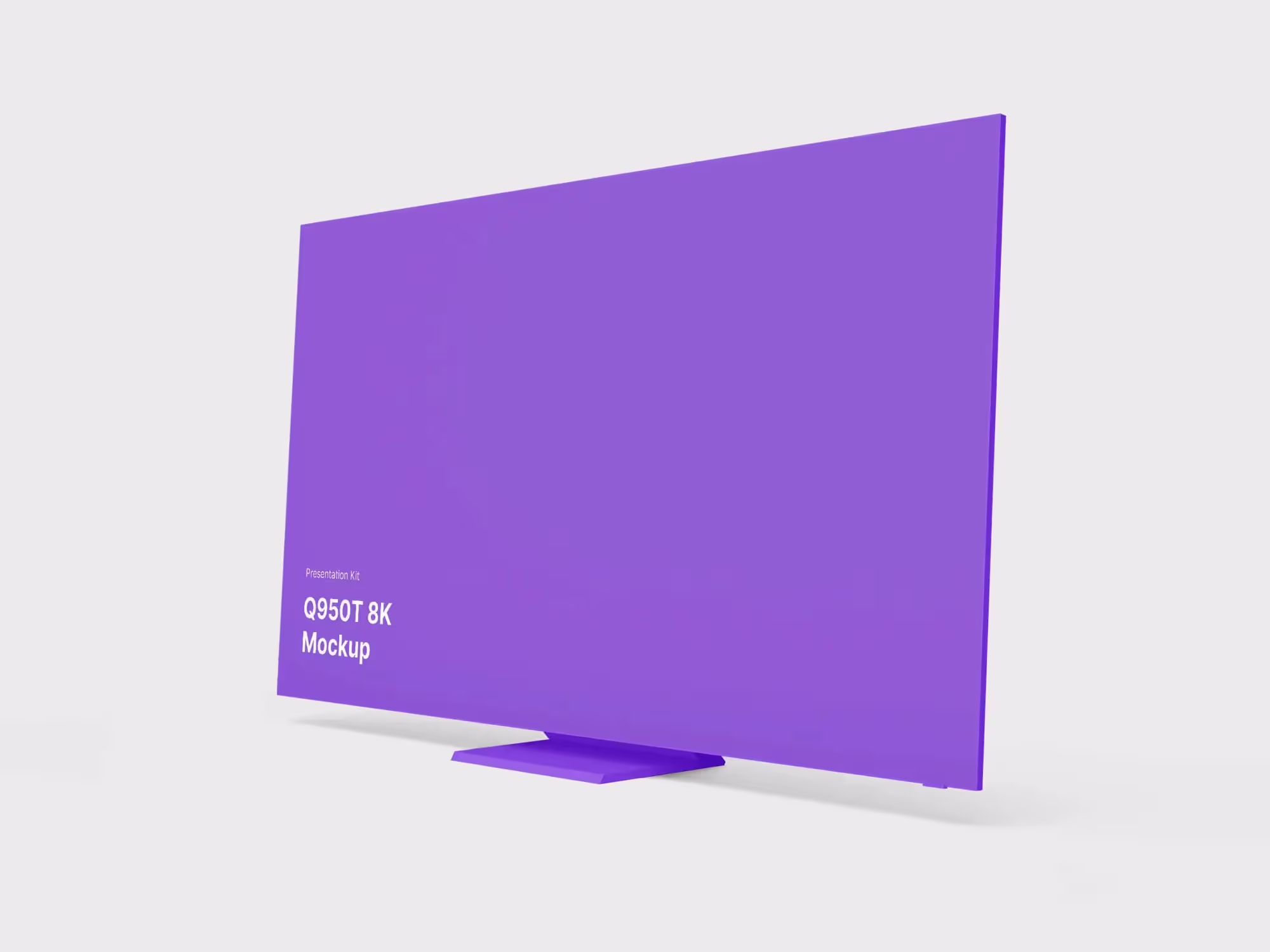 Samsung TV Mockup  (Q950T 8K) | Download at ls.graphics