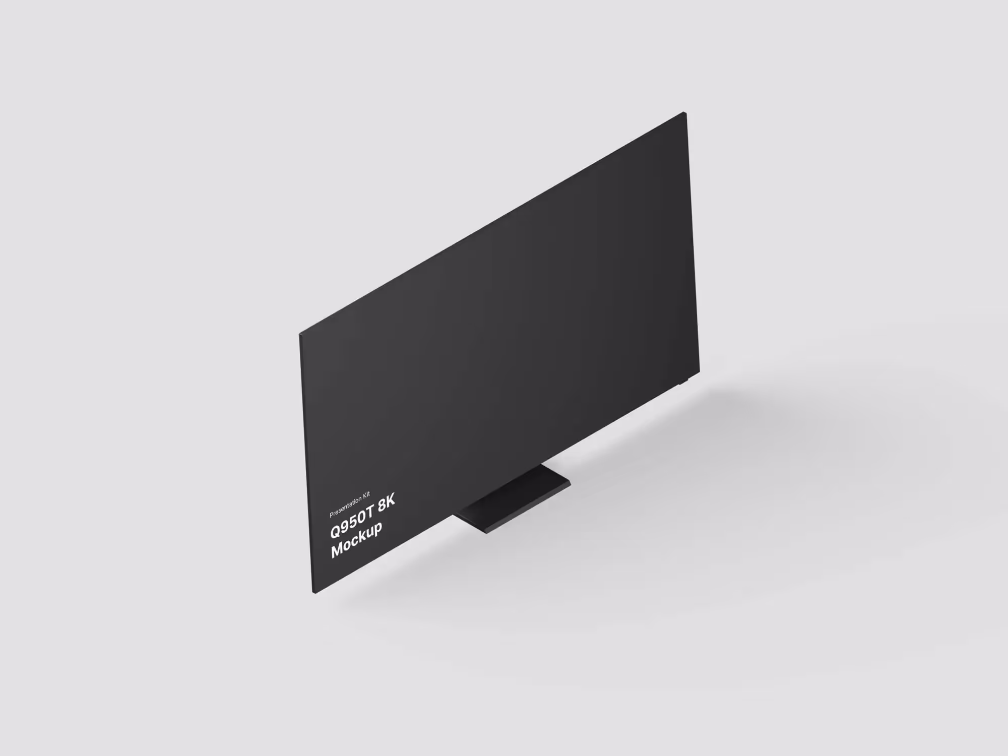 Samsung TV Mockup  (Q950T 8K) | Top Selling Mockup