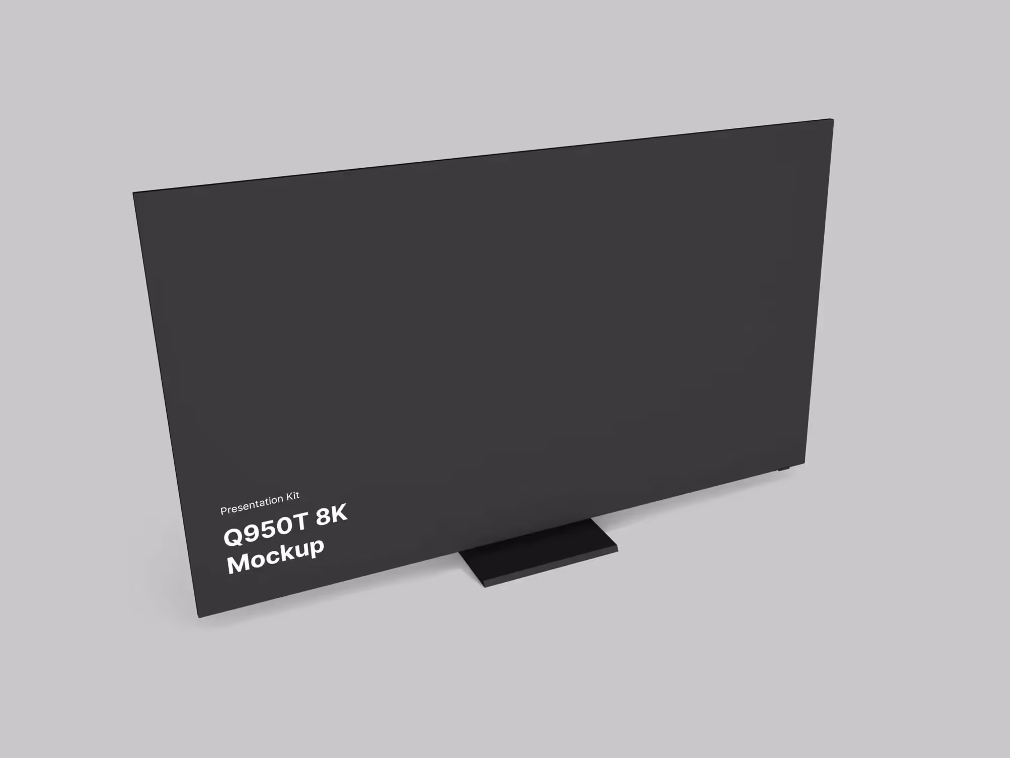 Samsung TV Mockup  (Q950T 8K) | Best Seller Template