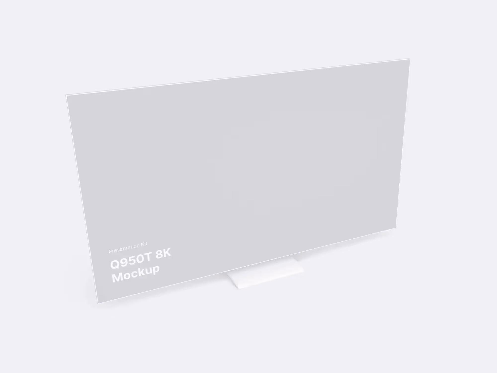 Samsung TV Mockup  (Q950T 8K) | Pro Design Resource