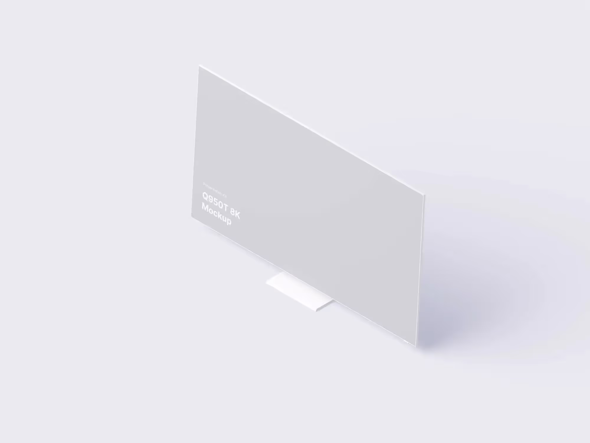 Samsung TV Mockup  (Q950T 8K) | Pro Design Resource