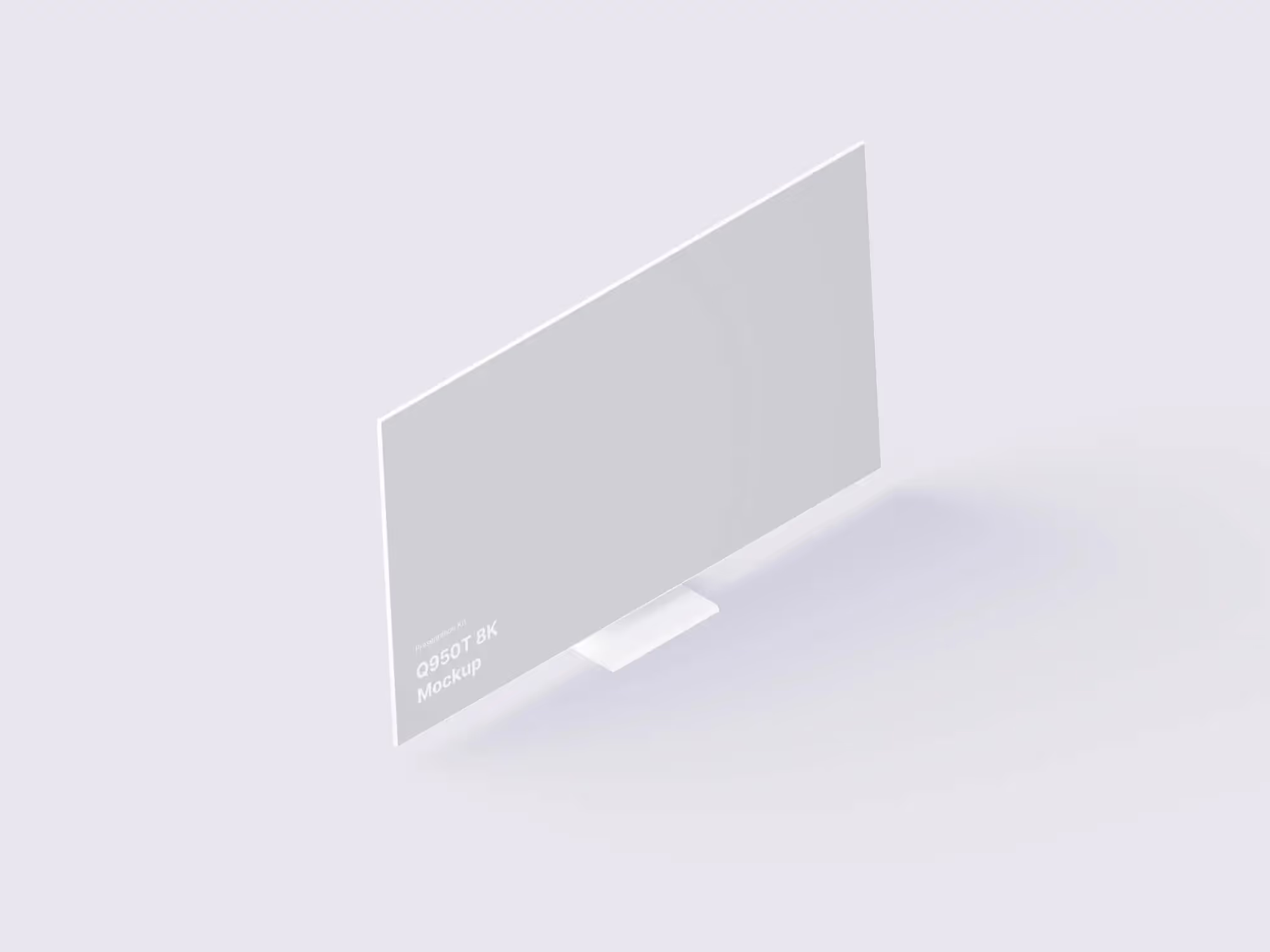Samsung TV Mockup  (Q950T 8K) | Top Selling Mockup