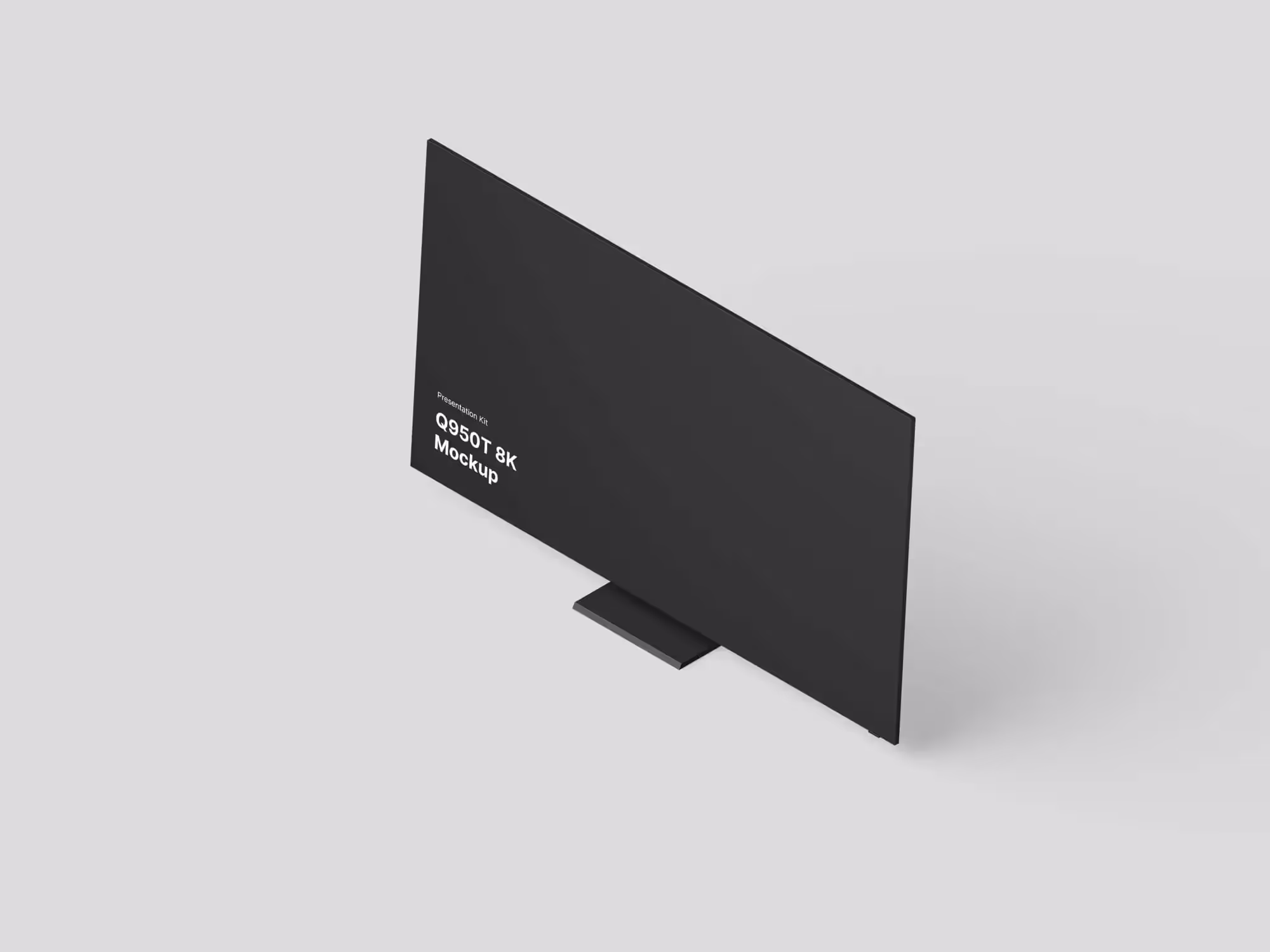 Samsung TV Mockup  (Q950T 8K) | Top Selling Mockup