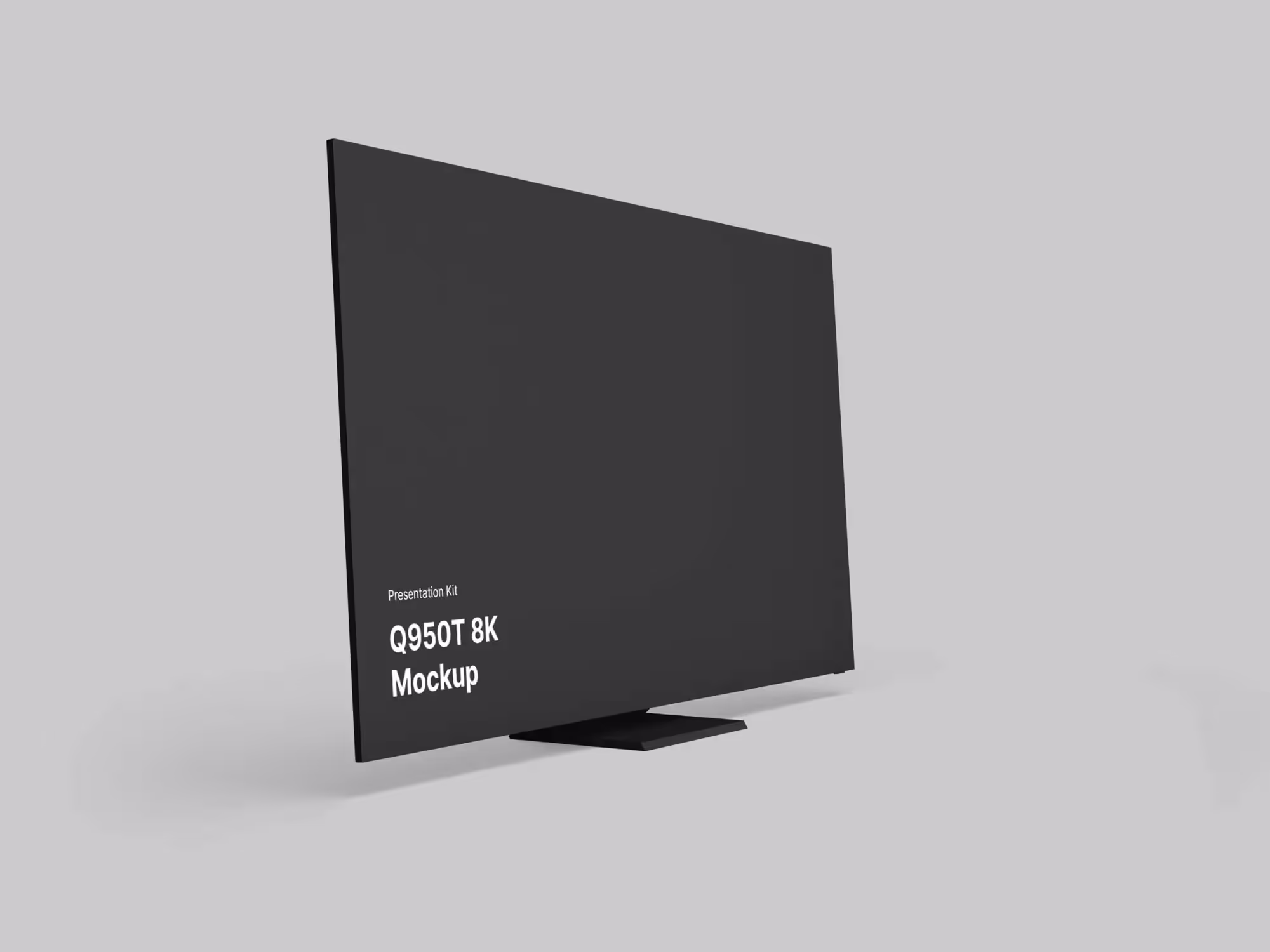 Samsung TV Mockup  (Q950T 8K) | Best Commercial Version