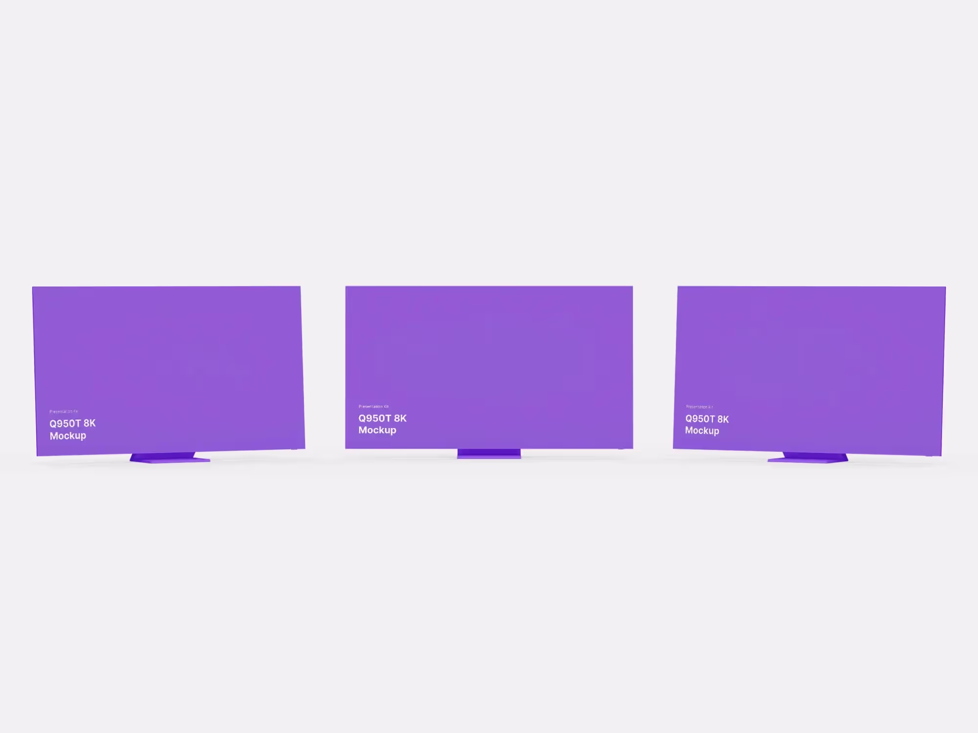 Samsung TV Mockup  (Q950T 8K) | Full Resolution File