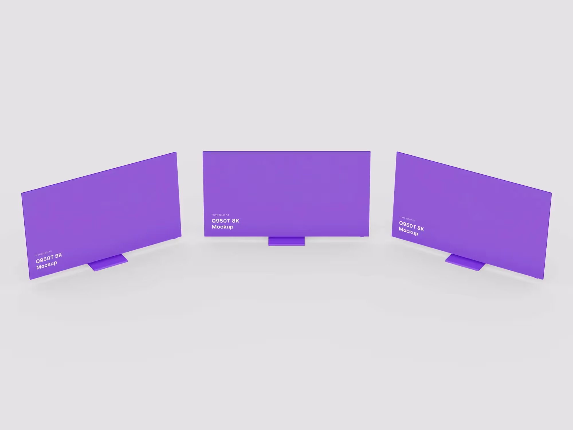 Samsung TV Mockup  (Q950T 8K) | Pro Designer Pack