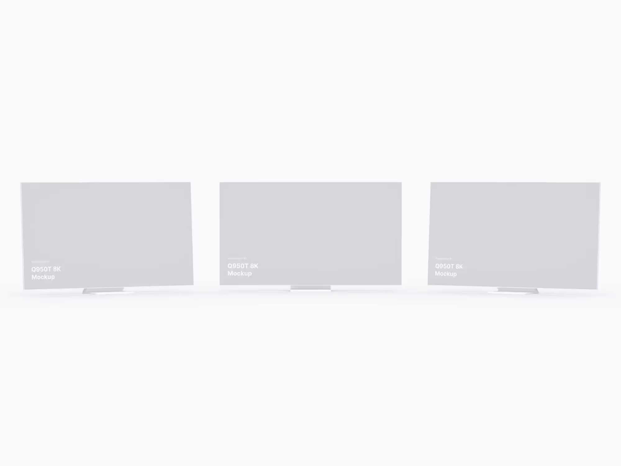 Samsung TV Mockup  (Q950T 8K) | Pro Designer Pack