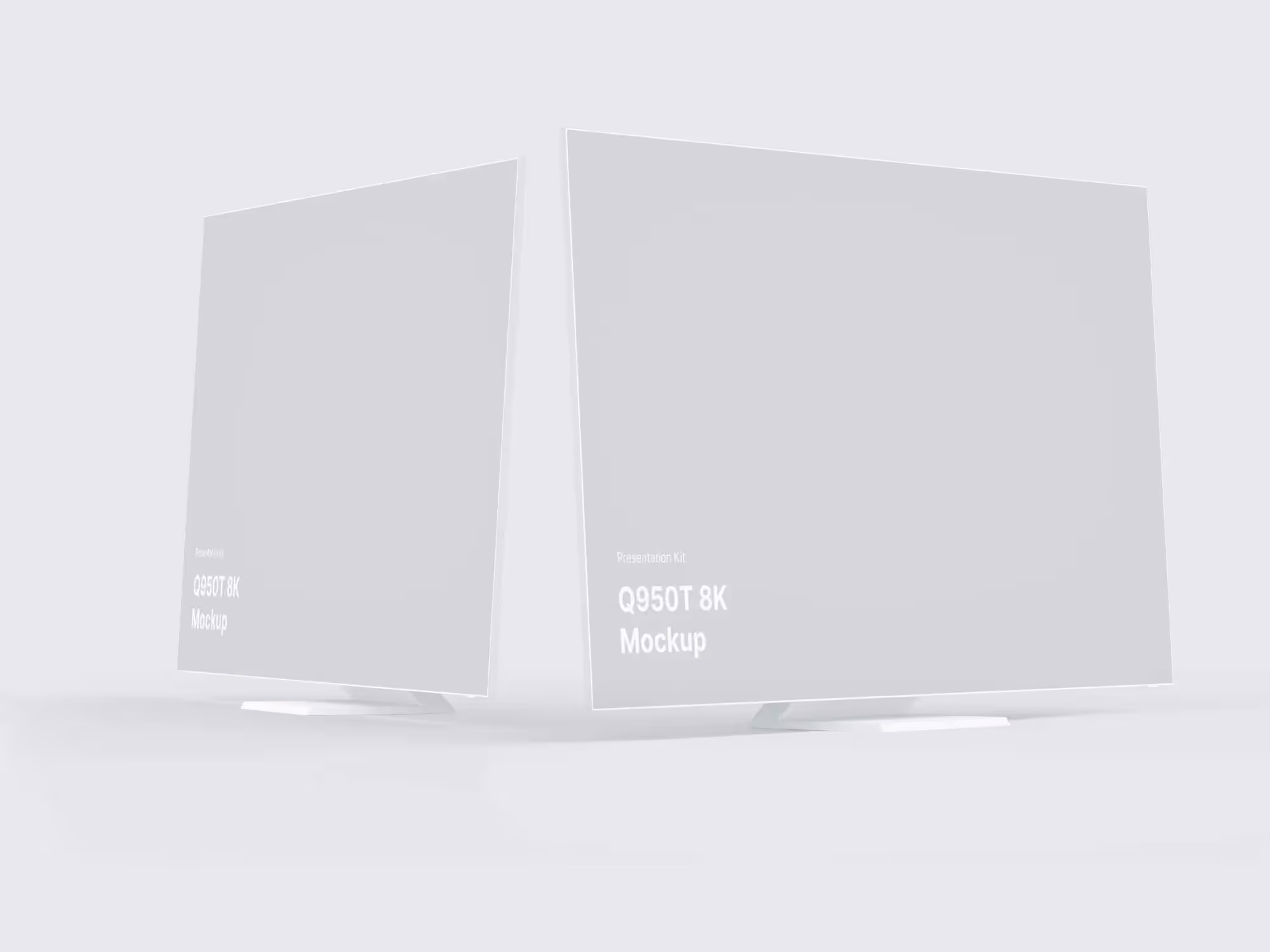 Samsung TV Mockup  (Q950T 8K) | Professional Template