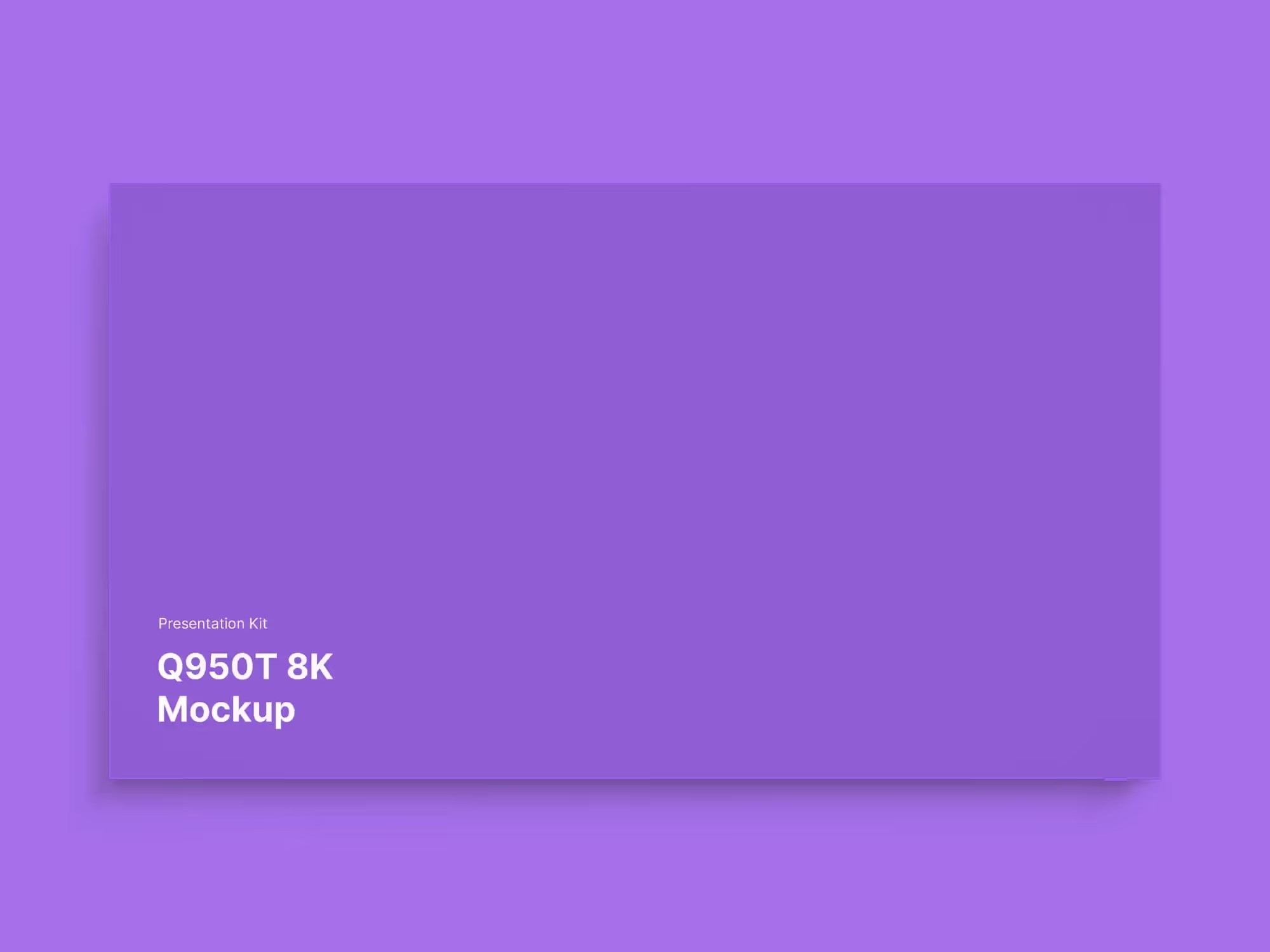 Samsung TV Mockup  (Q950T 8K) | Download at ls.graphics