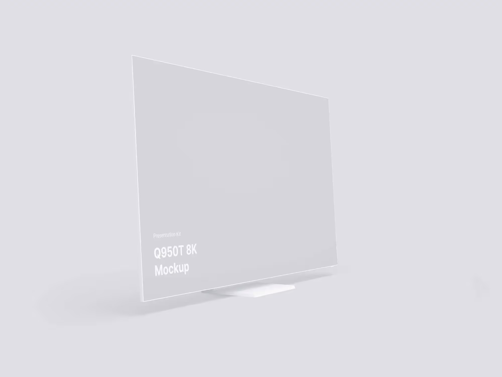 Samsung TV Mockup  (Q950T 8K) | Premium Download Ready