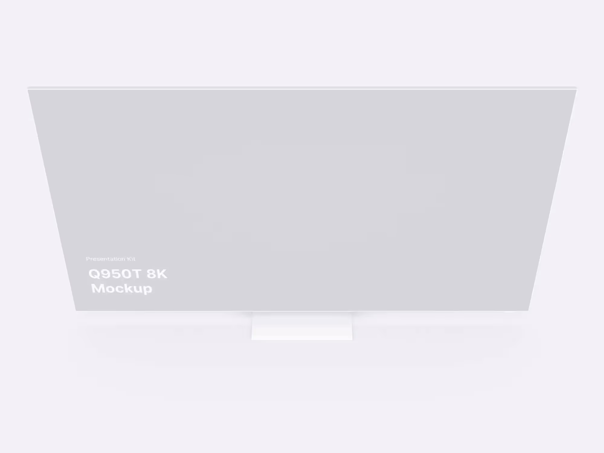 Samsung TV Mockup  (Q950T 8K) | Professional Template