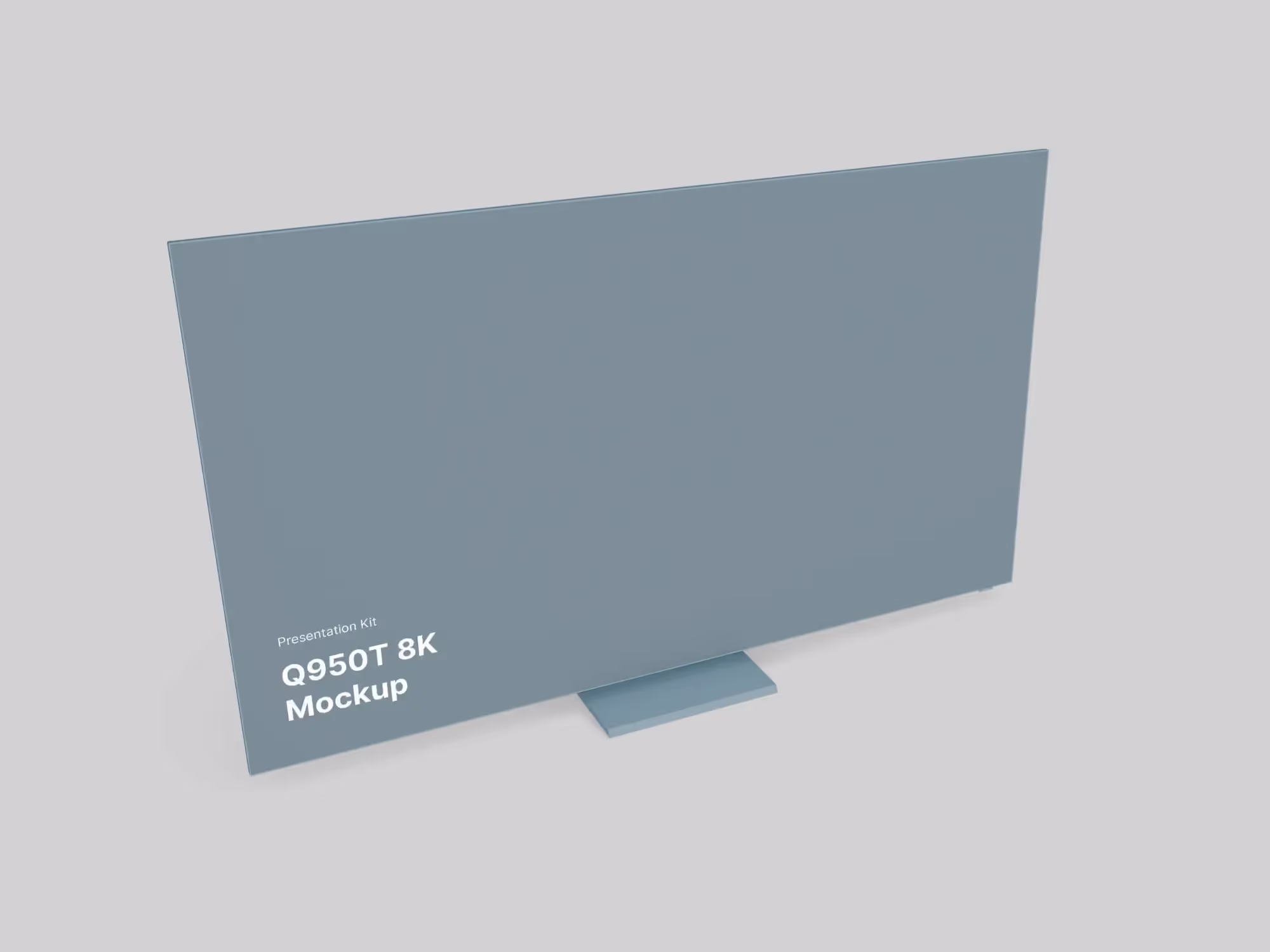 Samsung TV Mockup  (Q950T 8K) | Professional Template
