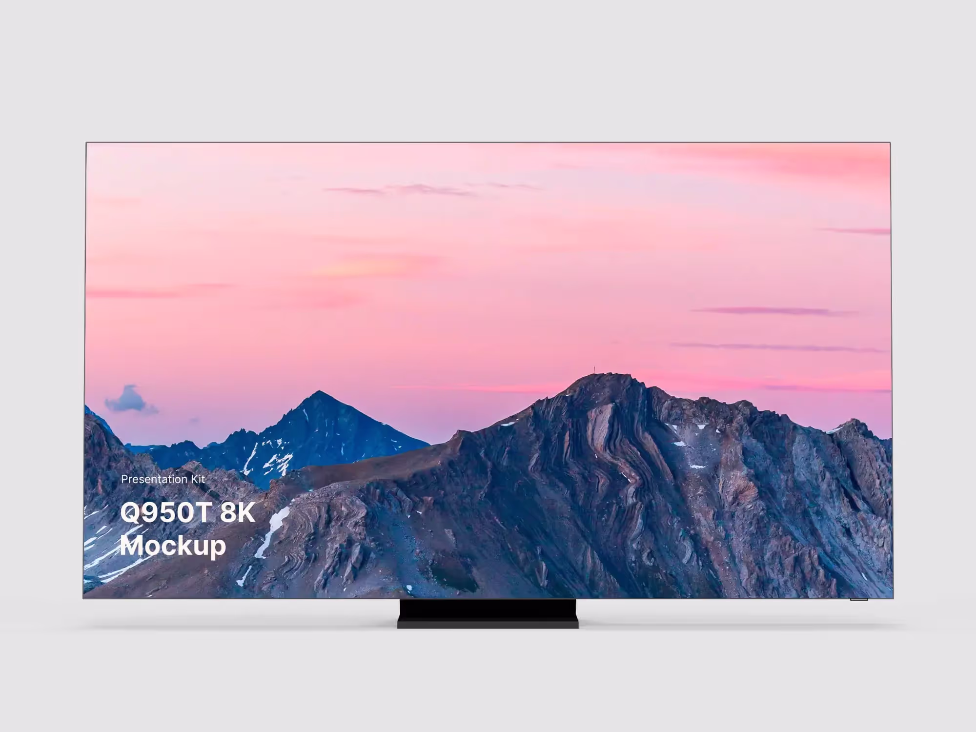 Samsung TV Mockup  (Q950T 8K) | Download at ls.graphics