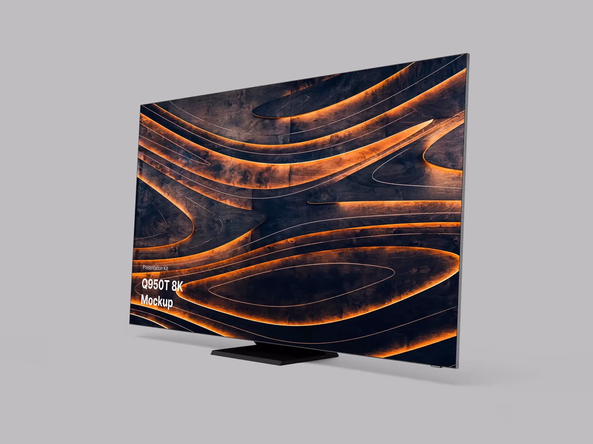 Samsung TV Mockup  (Q950T 8K) | Pro Design Resource