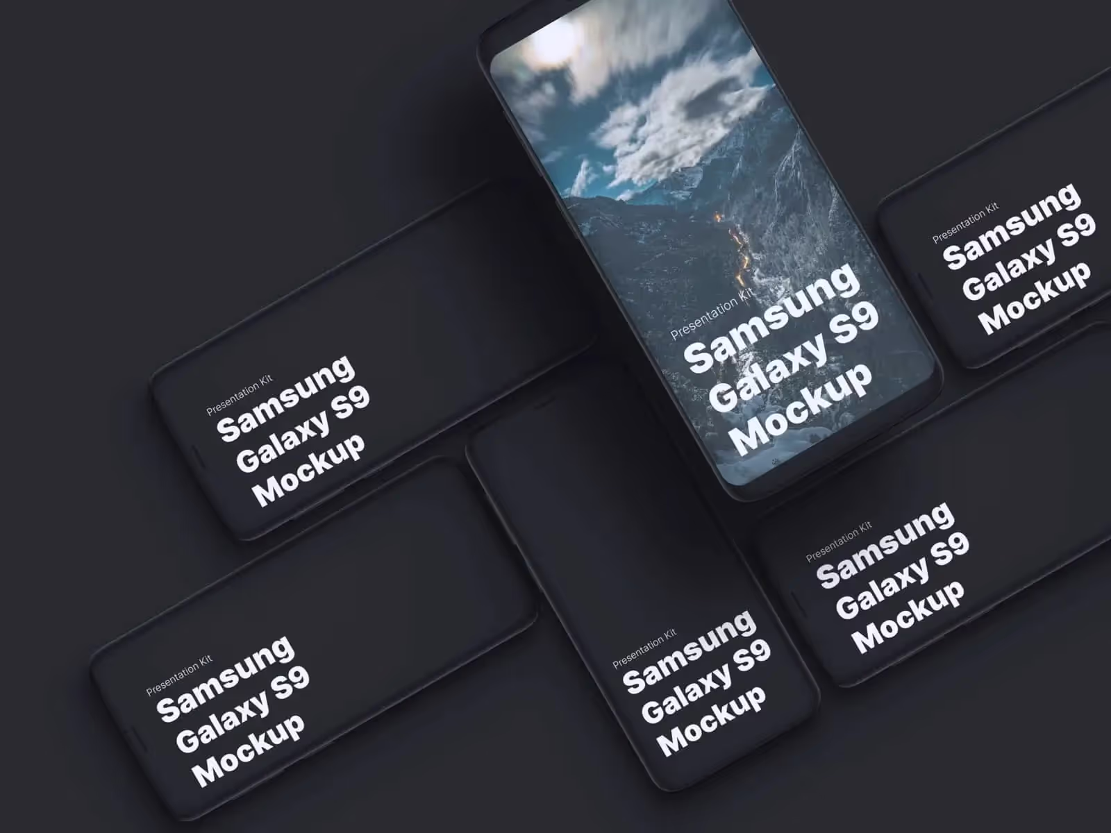 Samsung Galaxy S9 Mockups | Top Selling Mockup
