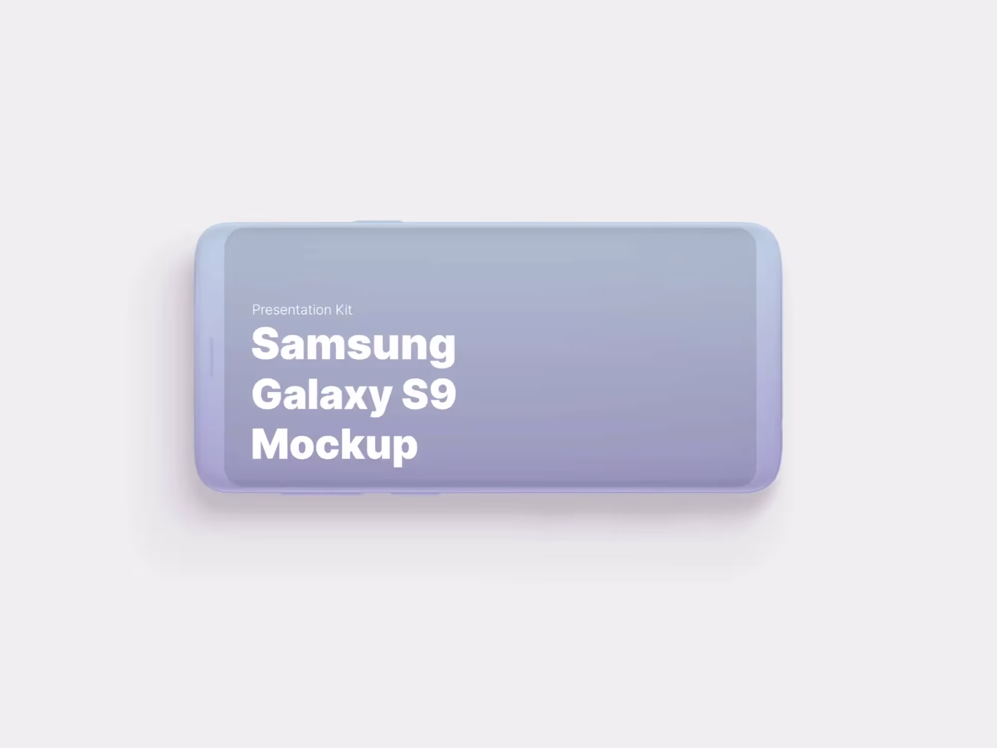 Samsung Galaxy S9 Mockups | Premium Download Ready