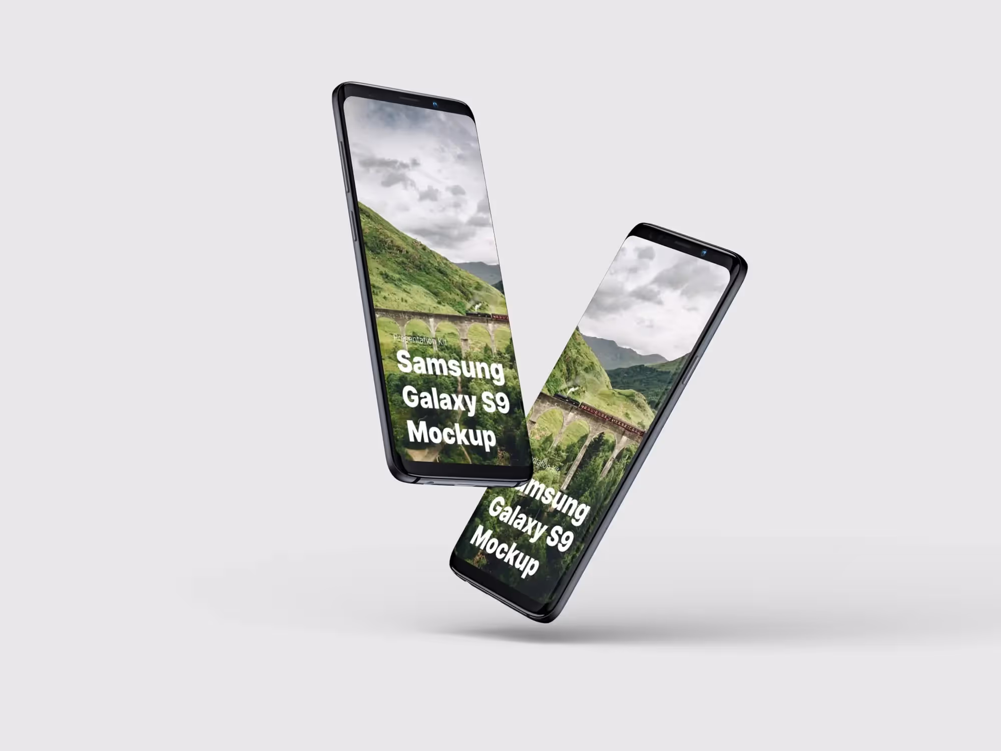 Samsung Galaxy S9 Mockups | Available on ls.graphics