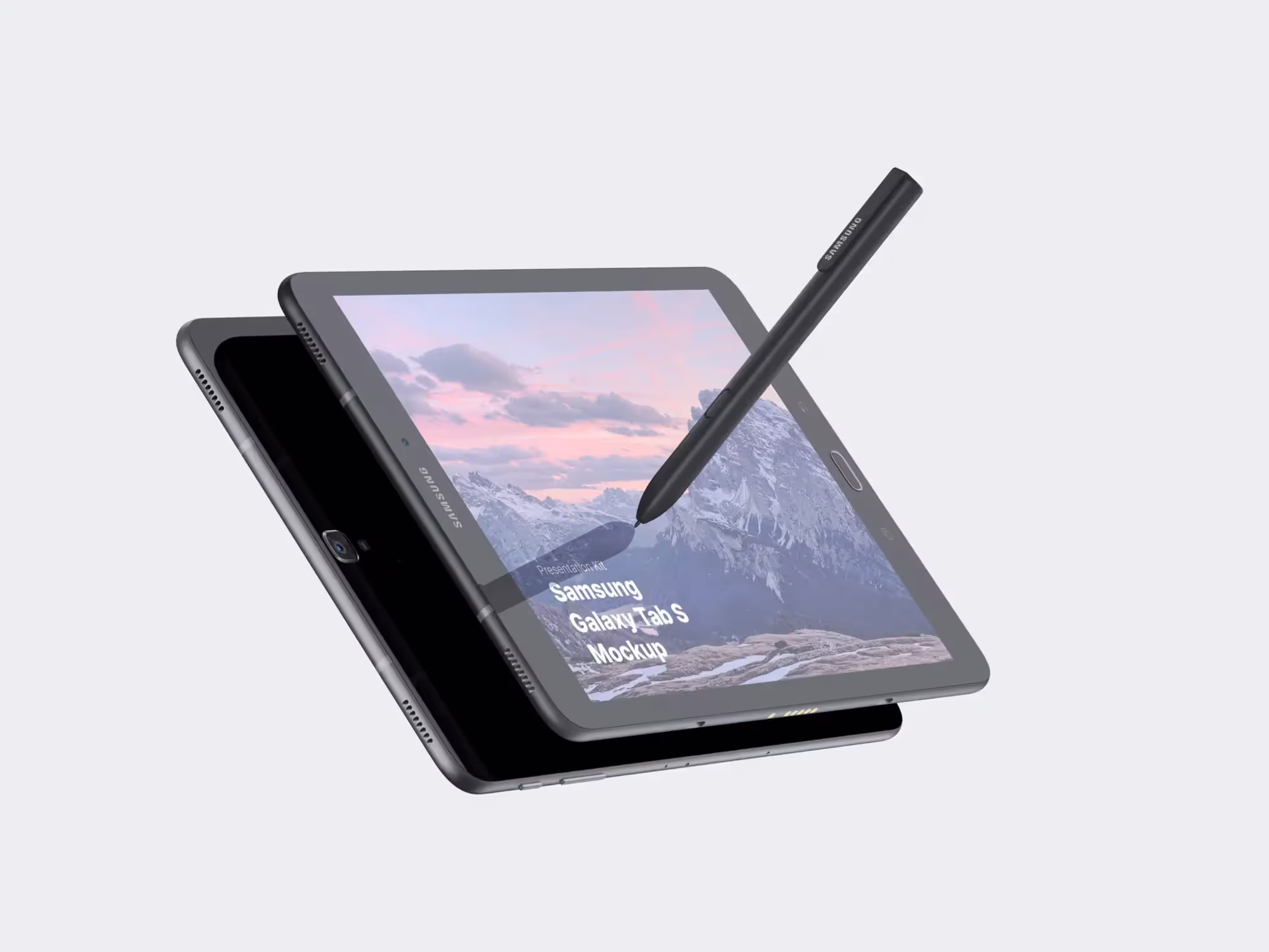 Samsung Galaxy Tab S3 Mockups | Full Resolution File