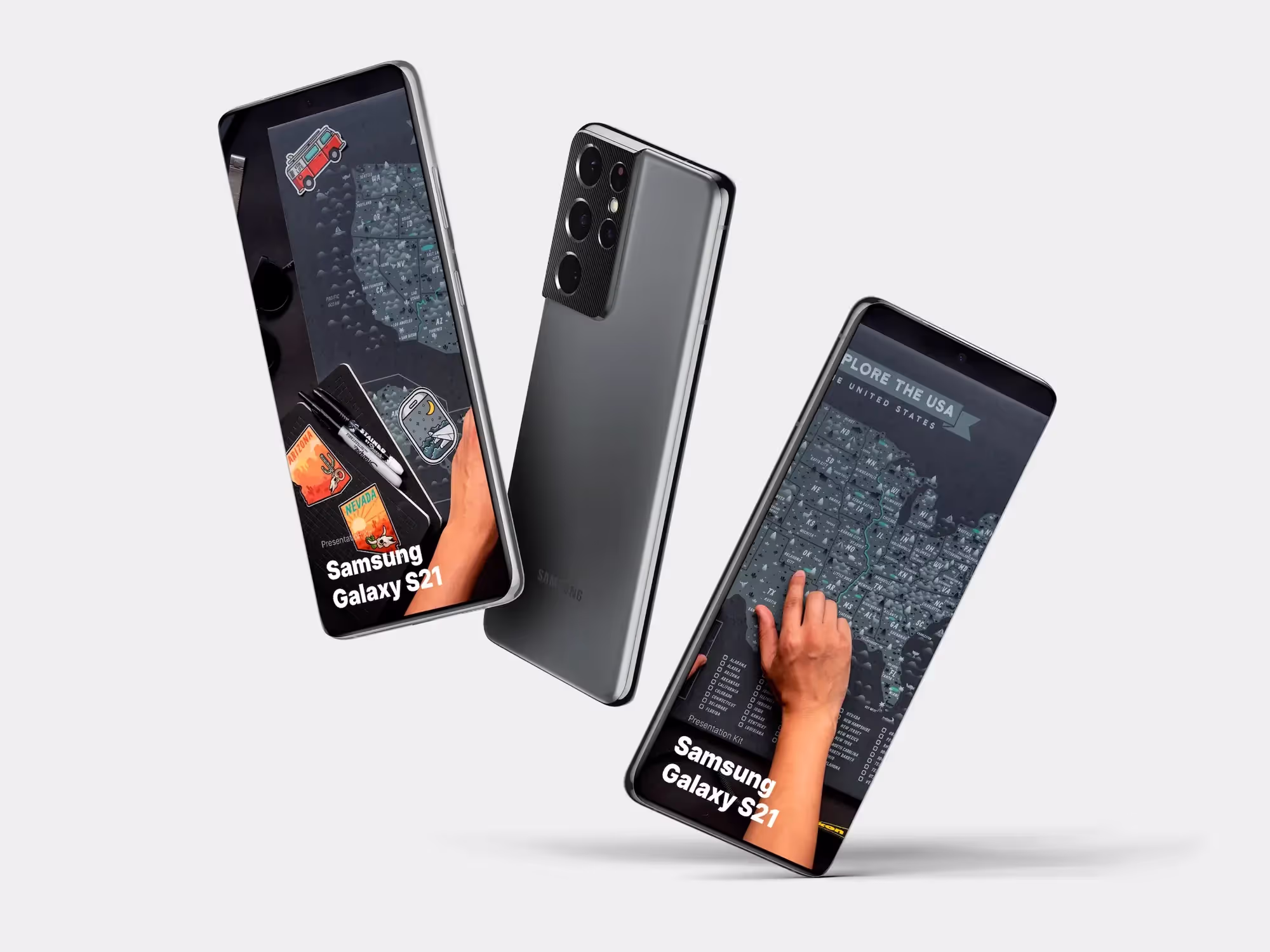 Samsung Galaxy S21 Ultra Mockups | Professional Template
